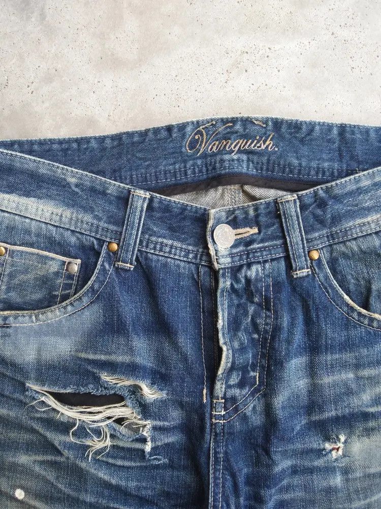 Vanquish Vintage Vanquish Selvedge Redline Distressed Jeans 33x34 Size US 33 - 11 Thumbnail