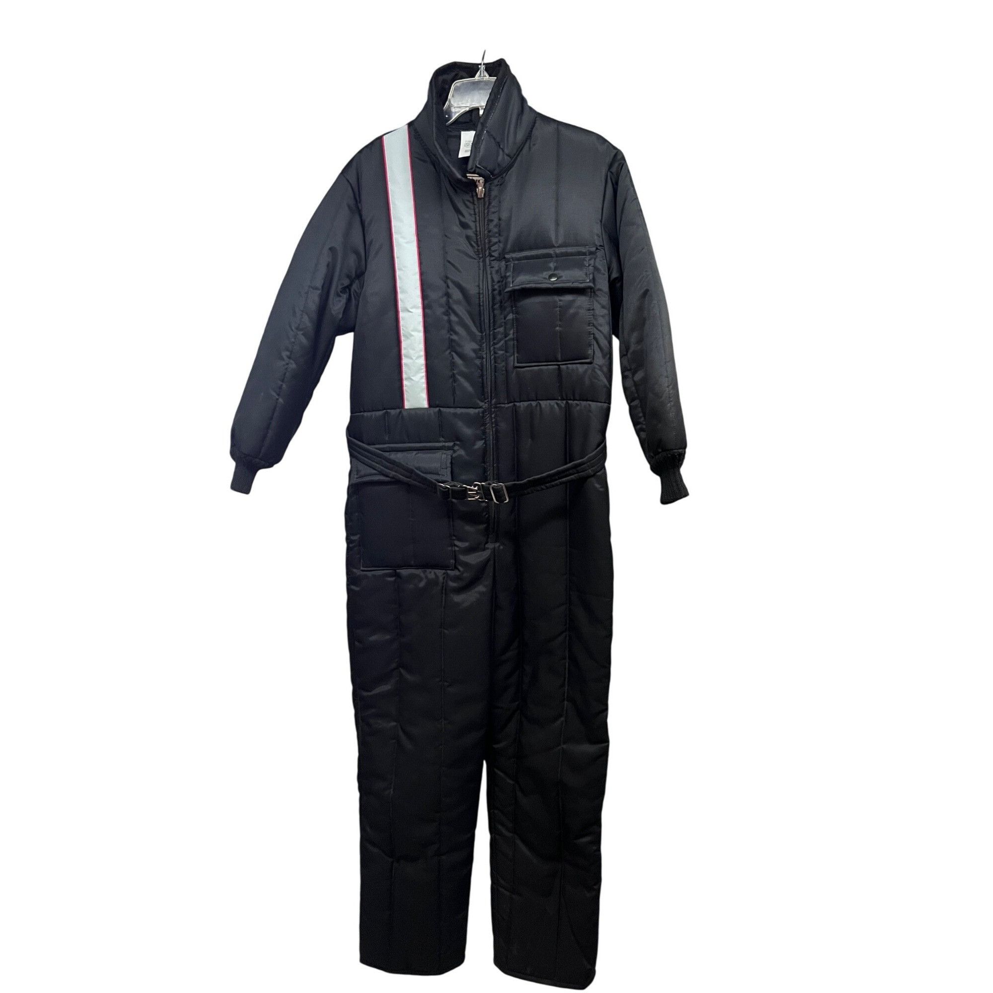 Vintage Walls Blizzard Pruf Womens Black Insulated Quilted Belted Zi Size 38" / US 16 / IT 52 - 1 Thumbnail