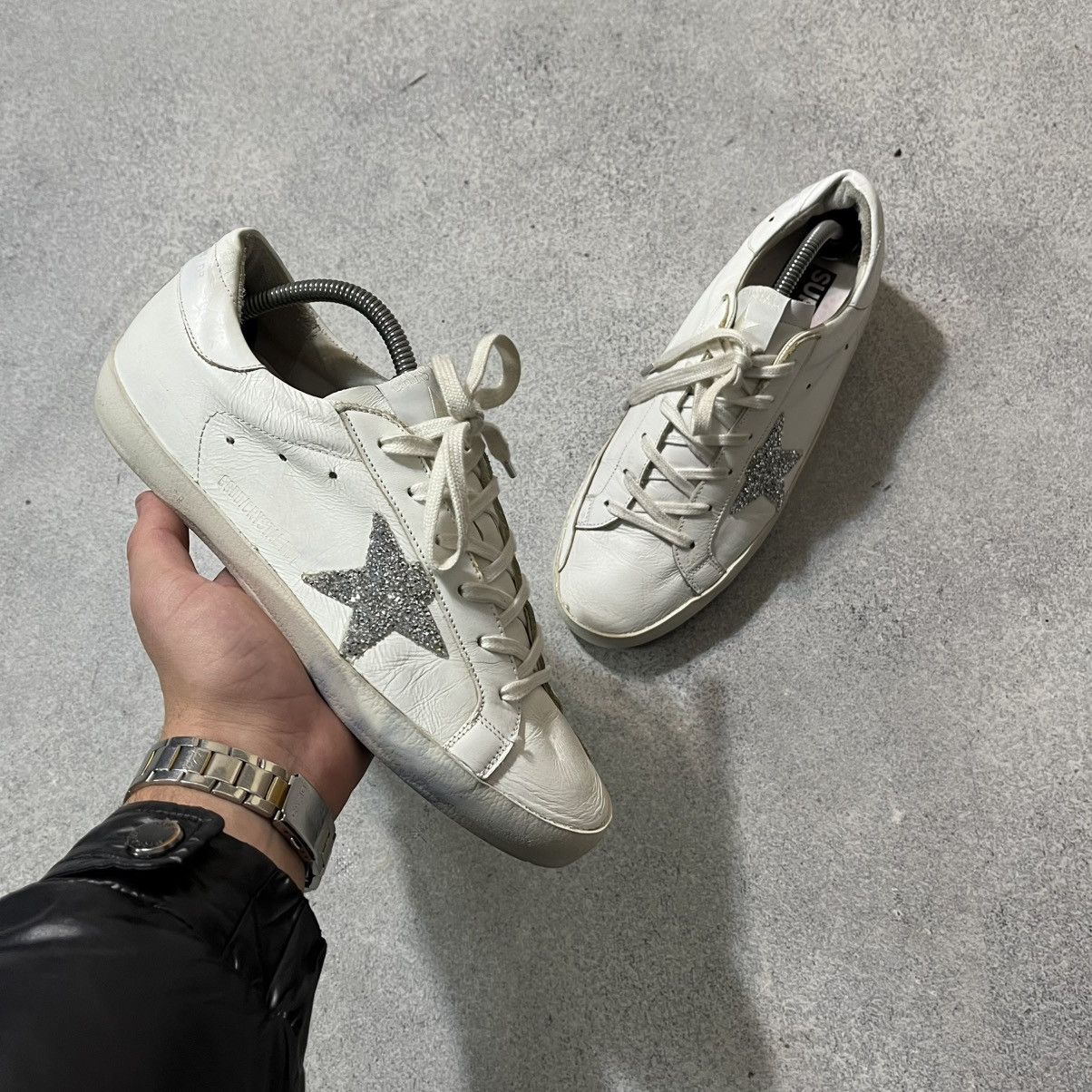 Golden Goose Golden Goose Super Star Sneakers Shoes White Size US 7 / EU 40 - 1 Thumbnail