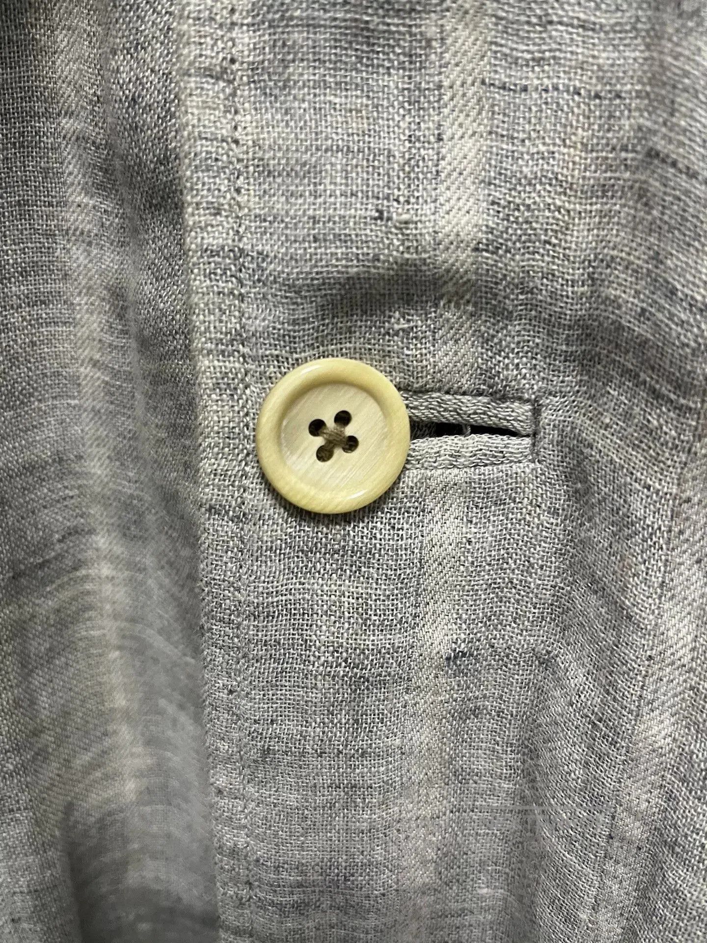 Yohji Yamamoto Yohji Yamamoto Striped Linen Blazer. Size US M / EU 48-50 / 2 - 4 Thumbnail