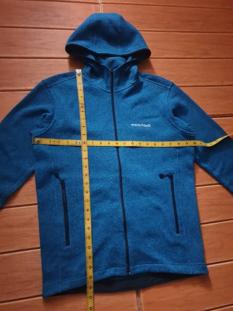 Montbell Montbell hiking teal blue hoodie Sweater Size M / US 6-8 / IT 42-44 - 7 Thumbnail