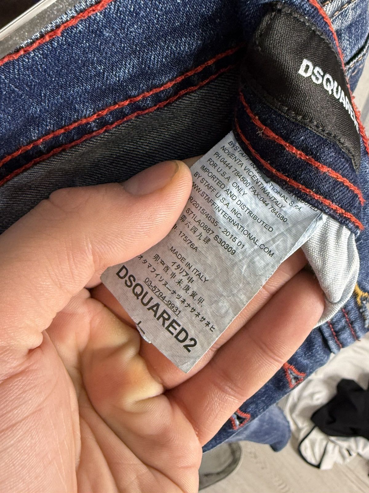Dsquared2 Dsquared2 Luxury Jeans Short Size US 28 / EU 44 - 11 Thumbnail