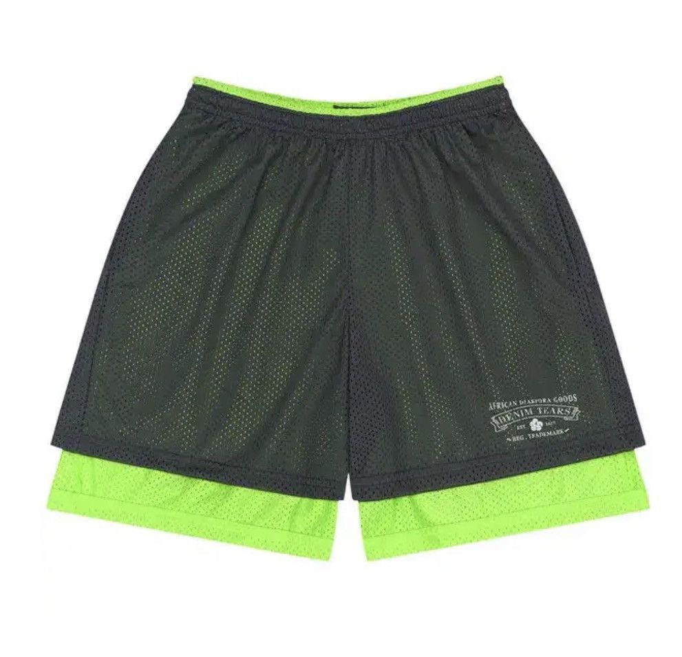 DENIM TEARS Denim Tears ADG Double Layer Mesh Shorts Size- S Size US 32 / EU 48 - 1 Thumbnail
