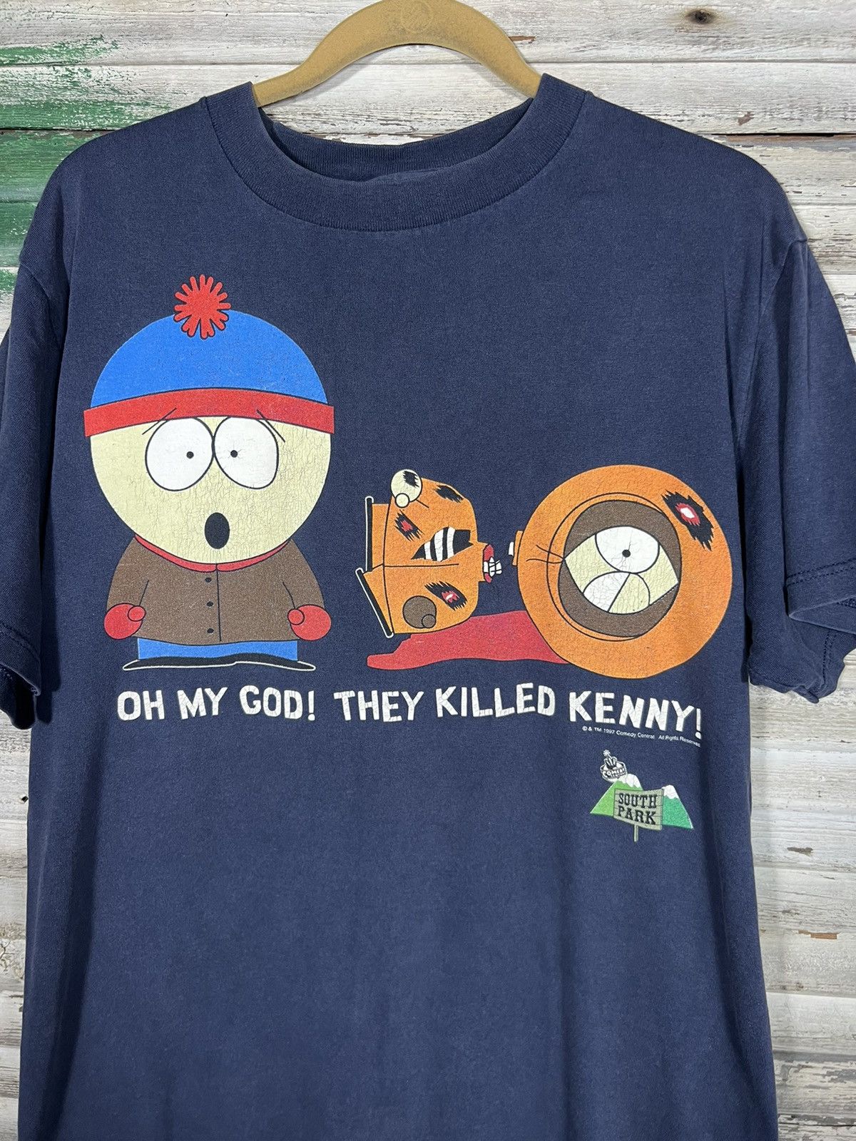 Vintage Vintage South Park T-Shirt They Killed Kenny! Size US L / EU 52-54 / 3 - 3 Thumbnail