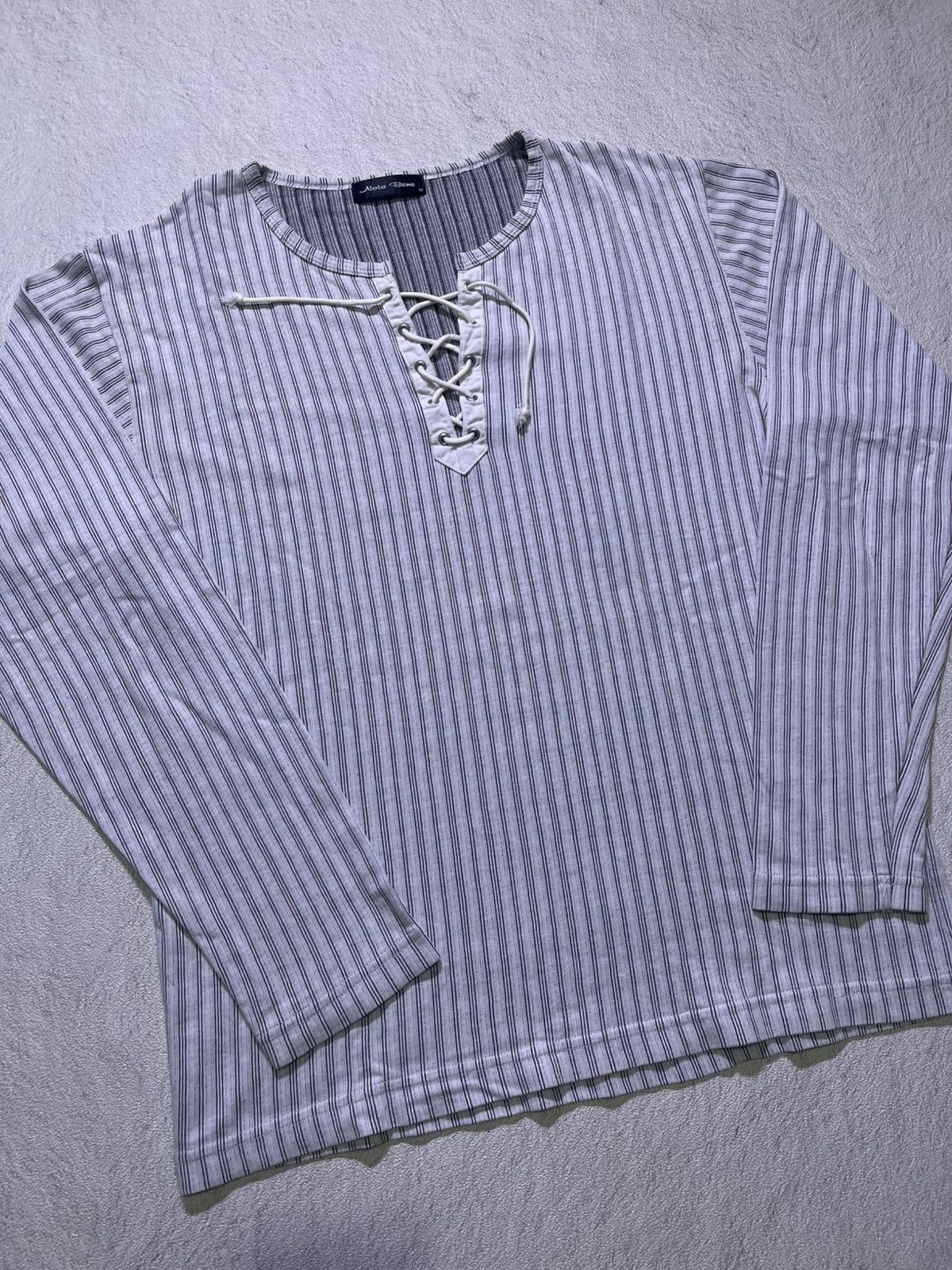 Japanese Brand Y2K NOTA BENE long sleeve tshirt Size US M / EU 48-50 / 2 - 2 Thumbnail