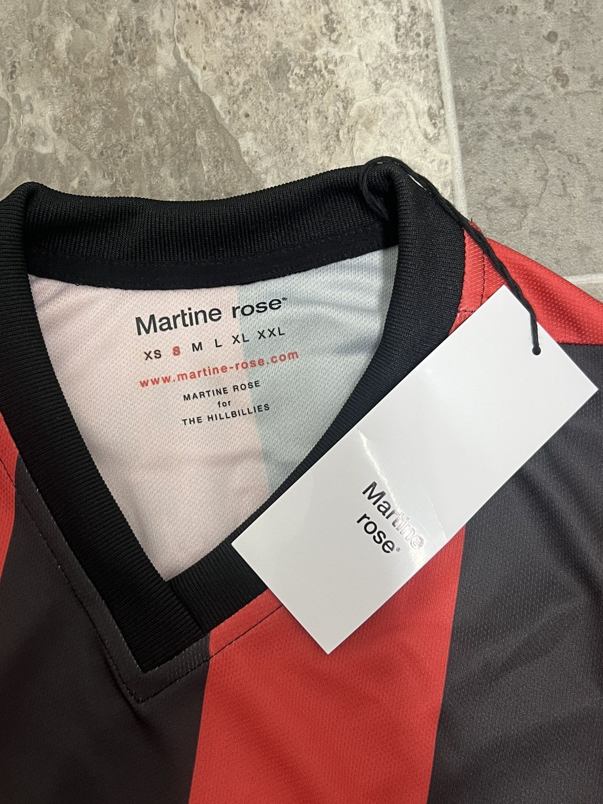 Kendrick Lamar × Martine Rose MARTINE ROSE x THE HILLBILLIES ASYMMETRICAL JERSEY Size US S / EU 44-46 / 1 - 5 Thumbnail