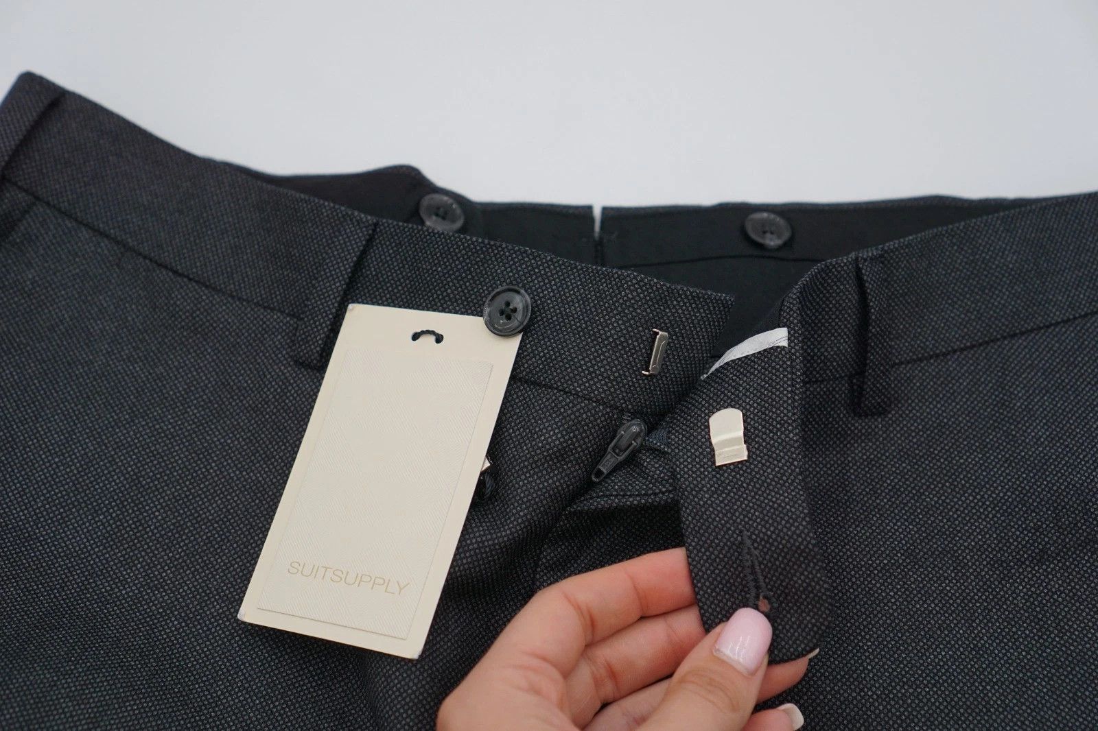 Suitsupply Men Suitsupply Pants Grey Wool Bresia Size UK/US42 Size 42R - 3 Thumbnail