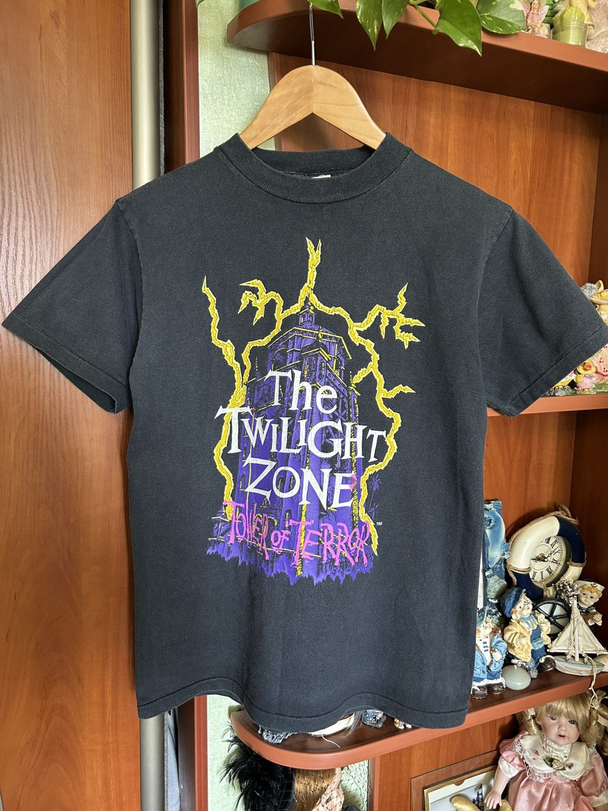 Vintage 90s The Twilight Zone Tower Of Terror Disney T Shirt