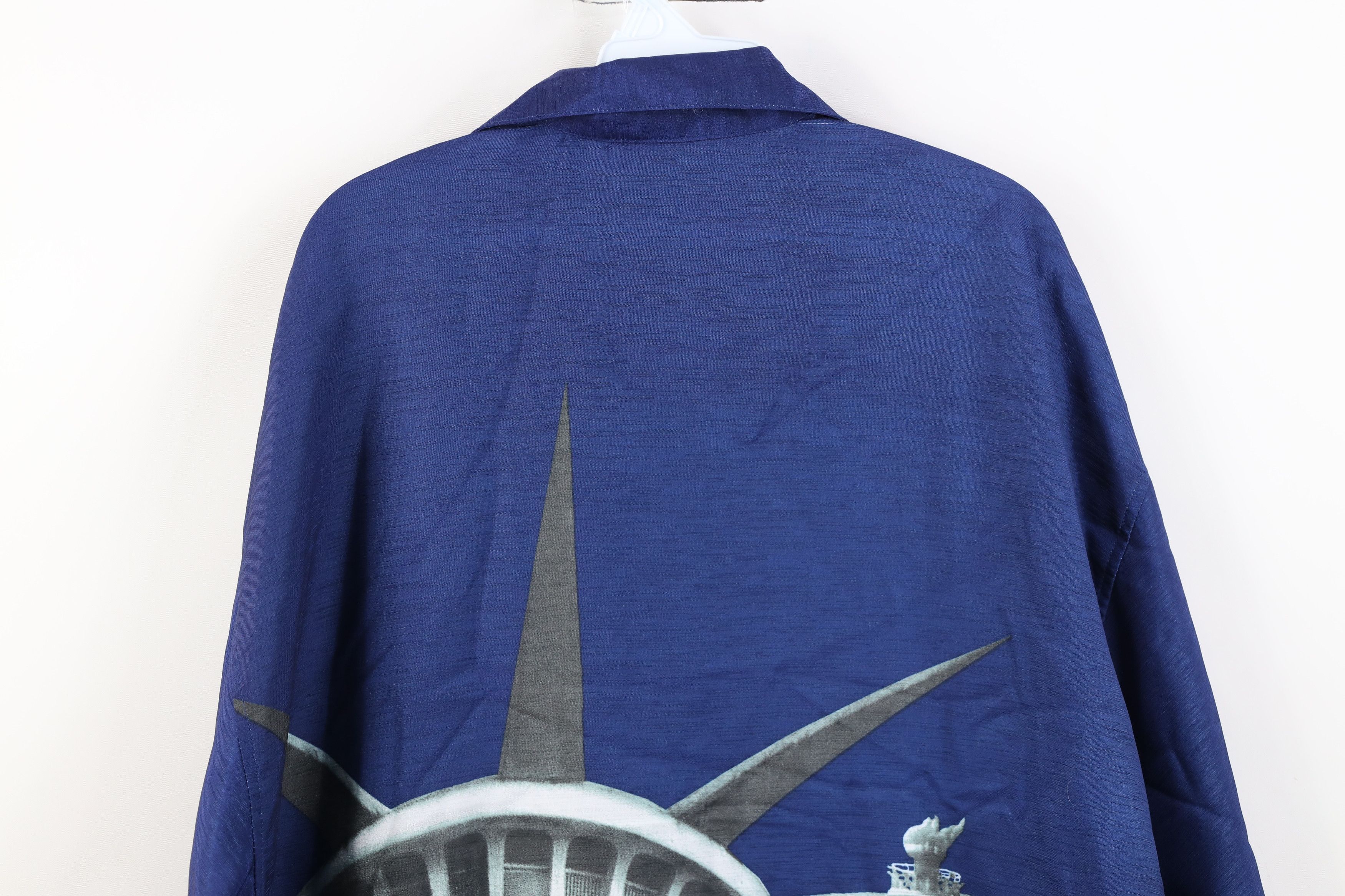 Vintage Deadstock Vintage 90s Y2K Statue of Liberty Button Shirt Size US L / EU 52-54 / 3 - 12 Thumbnail