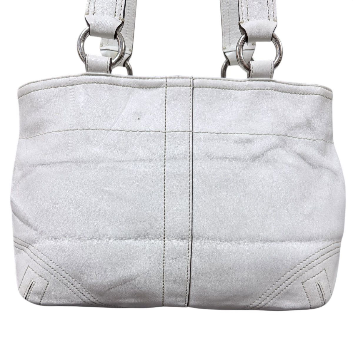 Coach Coach Hamilton Hobo Leather White Bag Size ONE SIZE - 5 Thumbnail