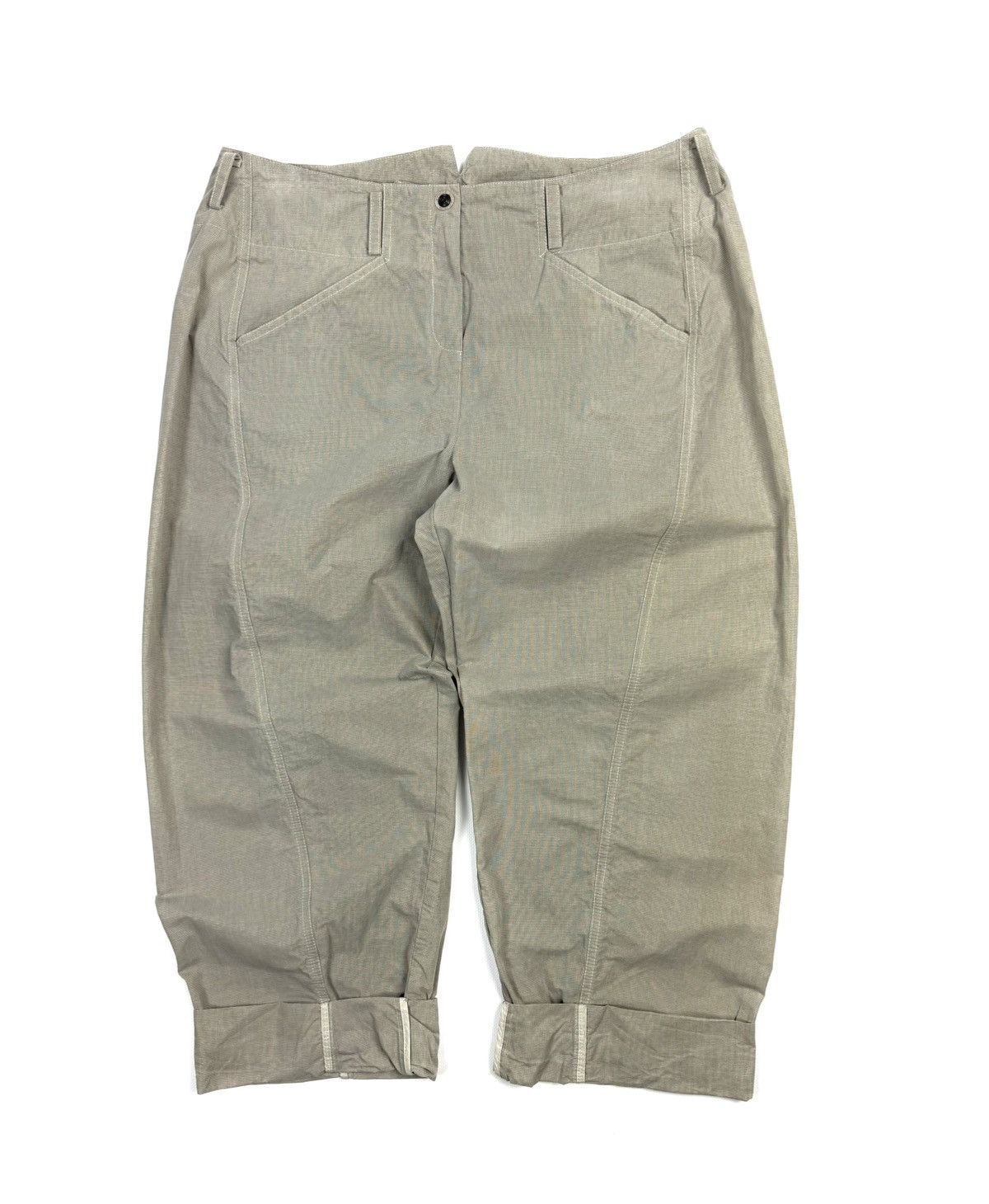 Annette Gortz Annette Görtz Rare Waxed Pants Gingham Beige L/XL Avantgarde Size 36" / US 14 / IT 50 - 1 Thumbnail