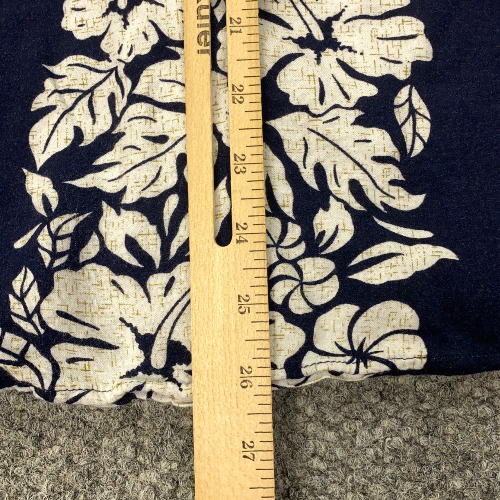 Vintage Steve & Barry's Classic Hawaiian Shirt Mens Large Blue Floral Beach Size US L / EU 52-54 / 3 - 7 Thumbnail