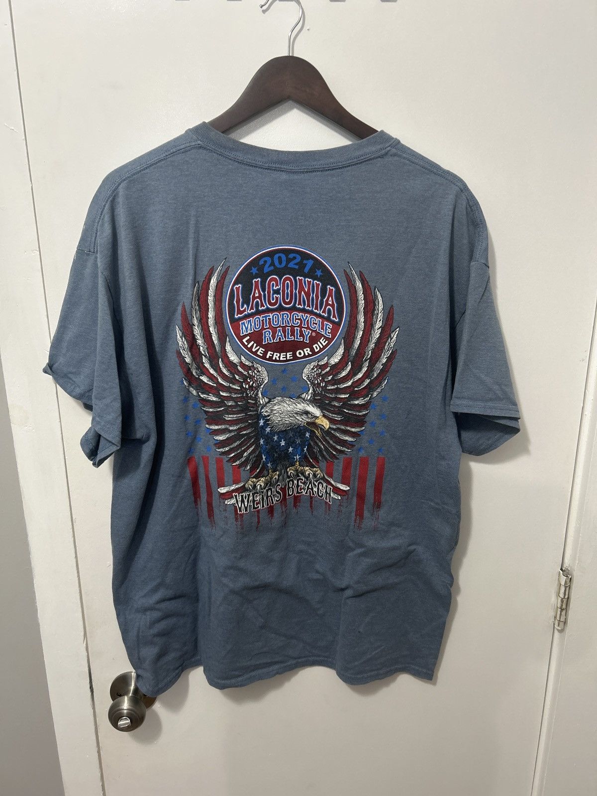 Gildan Bike week T shirt Size US XL / EU 56 / 4 - 1 Thumbnail
