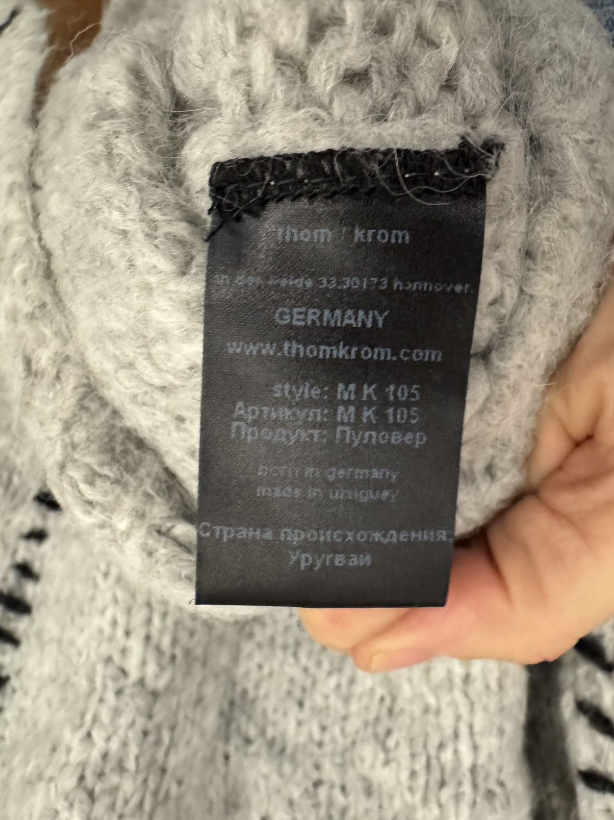 Thom Krom Thom Krom grew alpaca sweater Size US M / EU 48-50 / 2 - 19 Thumbnail