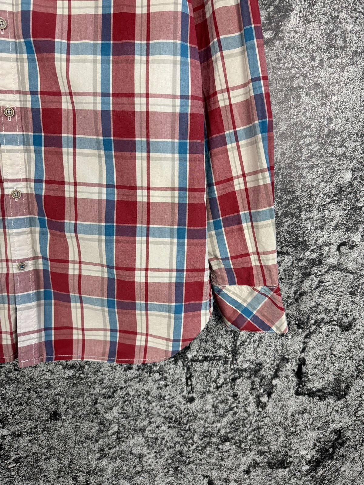 Napapijri Napapijri Long Sleeve Plaid Shirt Button Up Outdoor Size L Size US L / EU 52-54 / 3 - 5 Thumbnail