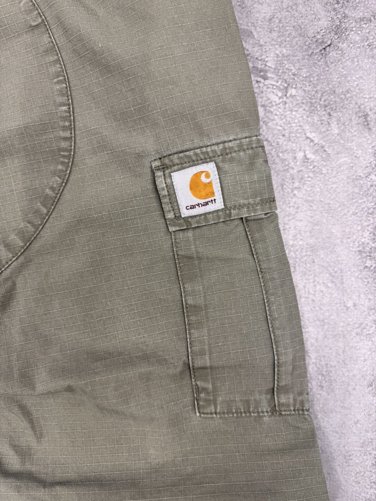 Carhartt Carhartt Men Cargo Pants Olive Cotton Size 29 Size US 28 / EU 44 - 3 Thumbnail