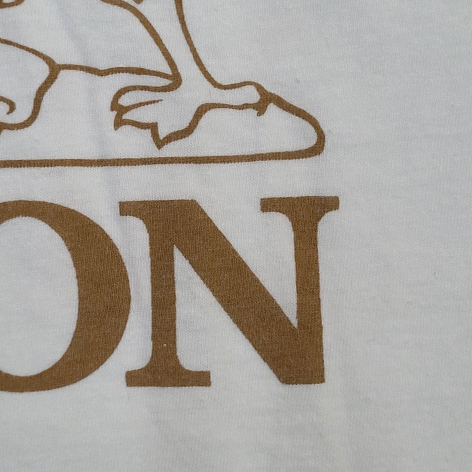 Fruit Of The Loom VTG London Dragon Crest T-Shirt Men's L Short Boxy Fit 80s Size US L / EU 52-54 / 3 - 4 Thumbnail