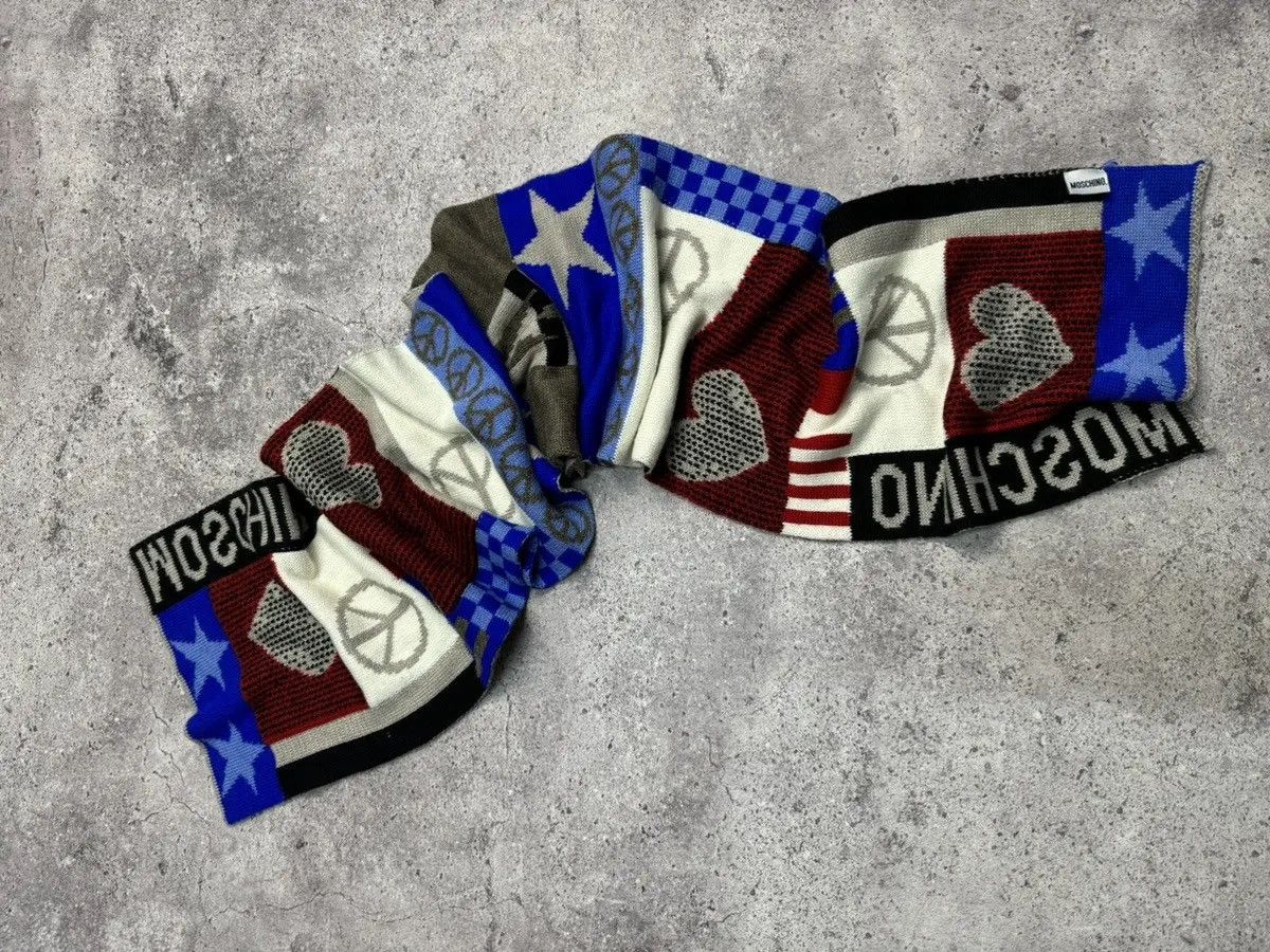 Moschino Vintage Moschino Scarf Multicolour Love Moschino wool Size ONE SIZE - 2 Thumbnail
