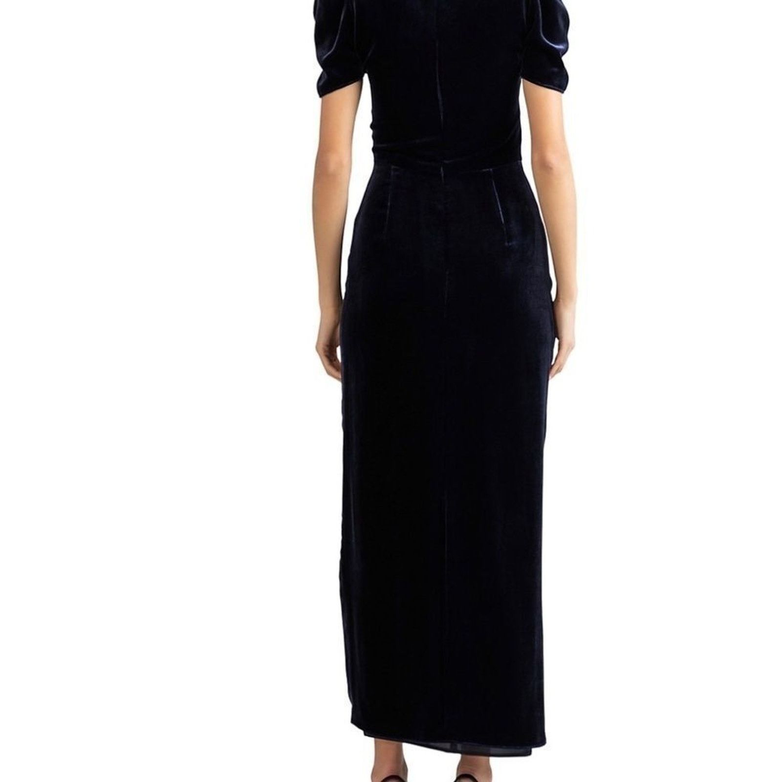 Other Shoshanna Ada Puff-Sleeve Slit Dress Size M / US 6-8 / IT 42-44 - 2 Thumbnail
