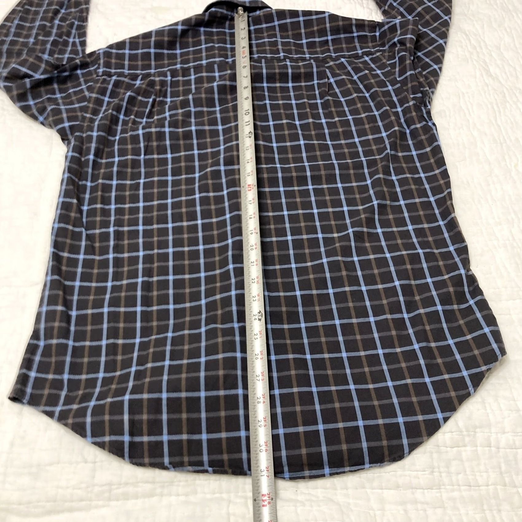 Orvis Orvis Plaid Button-Down Dress Shirt Pocket Long Sleeve Men M Multicolor Size 40R - 4 Thumbnail