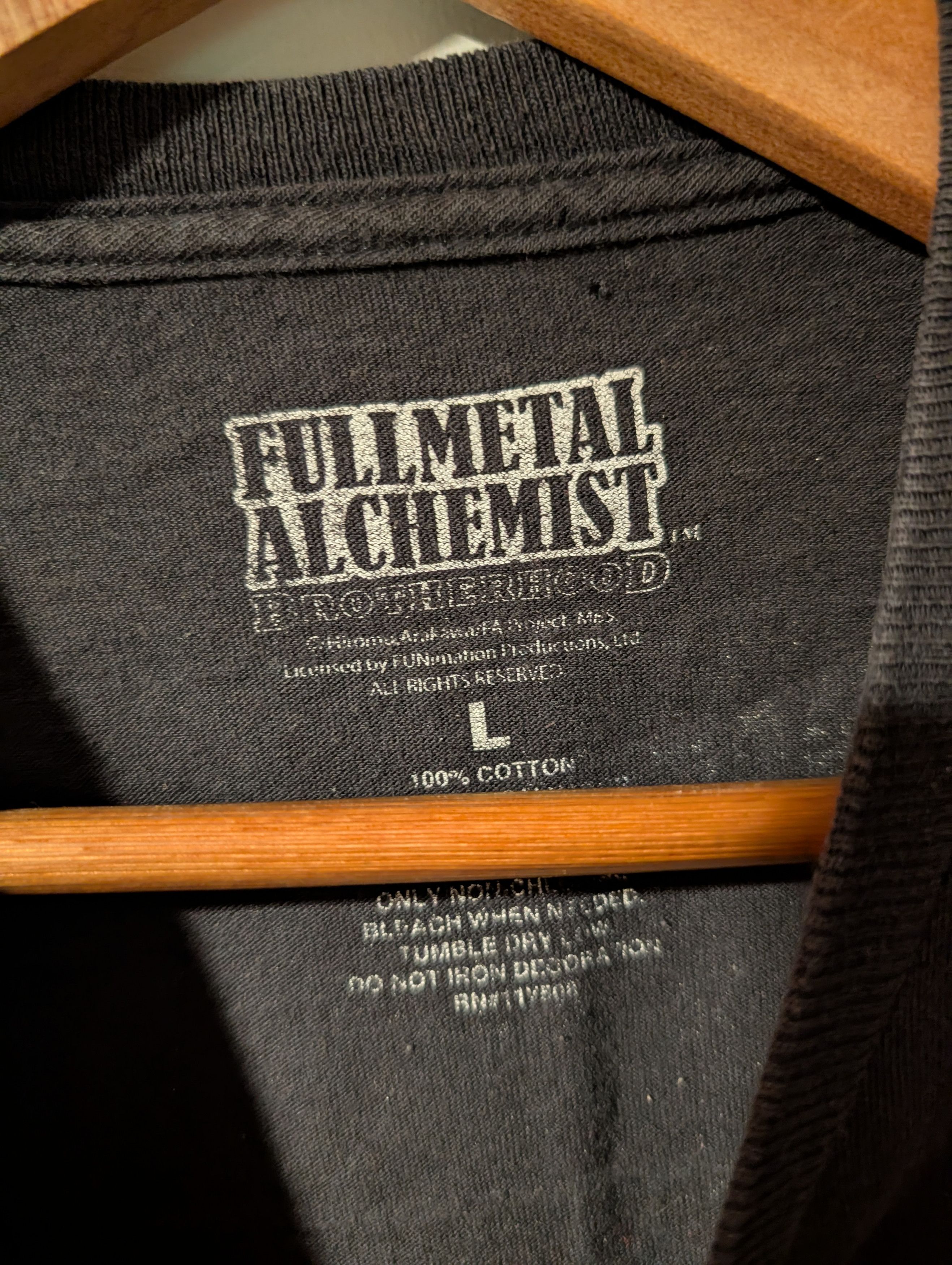 Cartoon Network Vintage 2009 Fullmetal Alchemist Brotherhood Anime T-Shirt Size US L / EU 52-54 / 3 - 3 Thumbnail