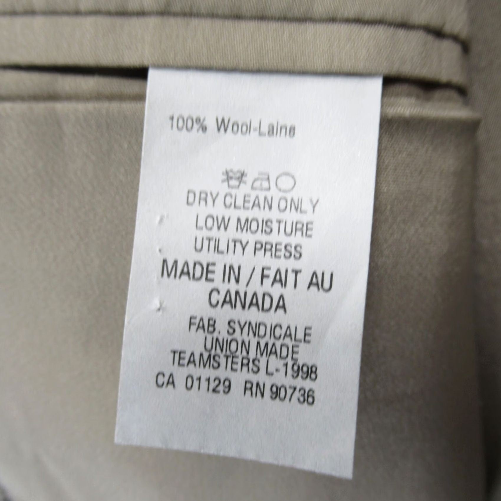Ralph Lauren Lauren Ralph Lauren Wool Blazer Mens 40R Brown Houndstooth 2 Button Single Vent Blazer Size 40R - 4 Thumbnail