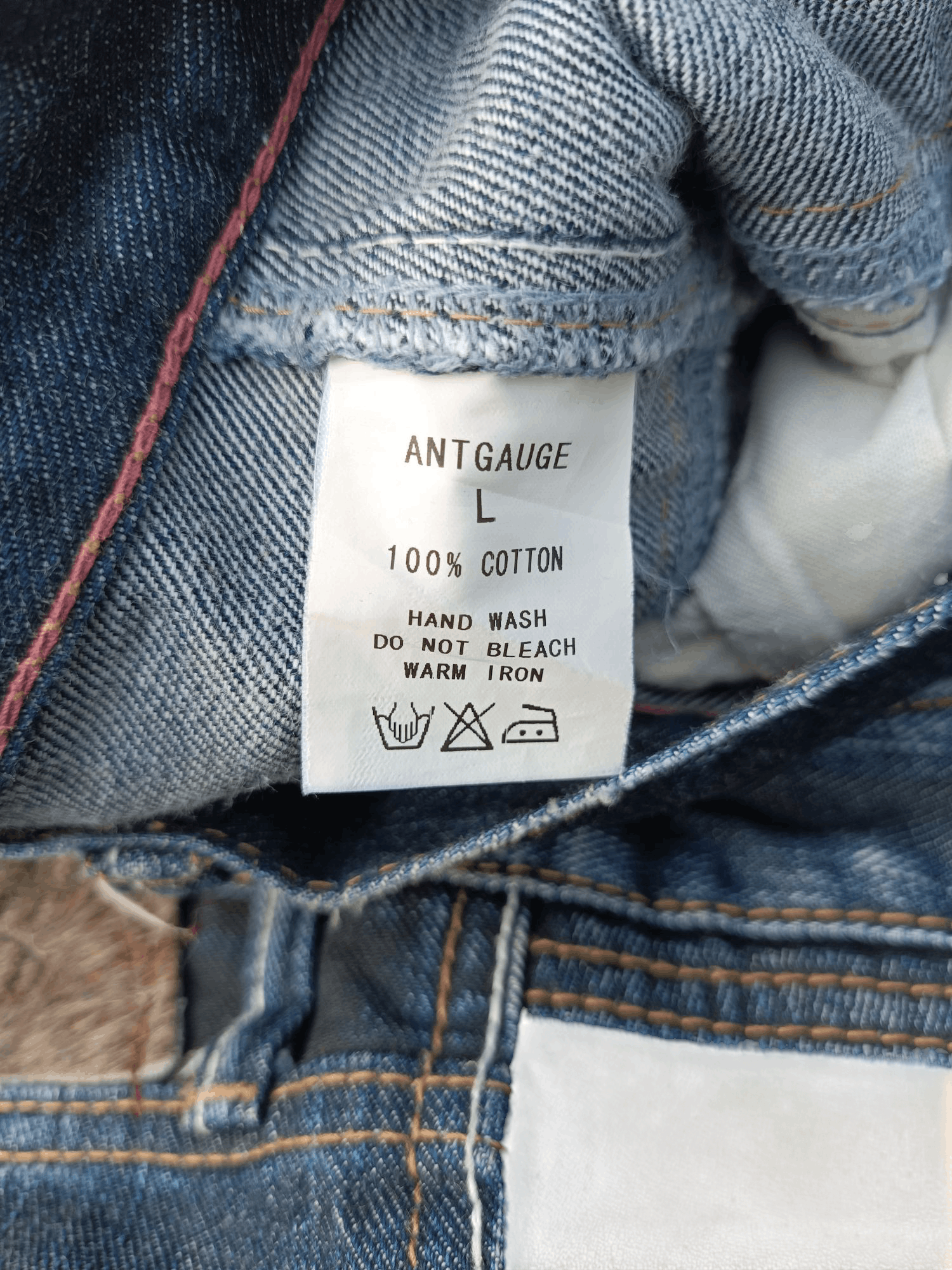 Japanese Brand Antgauge SP Platinium Double Waisted Denim E236 Size US 31 - 13 Thumbnail