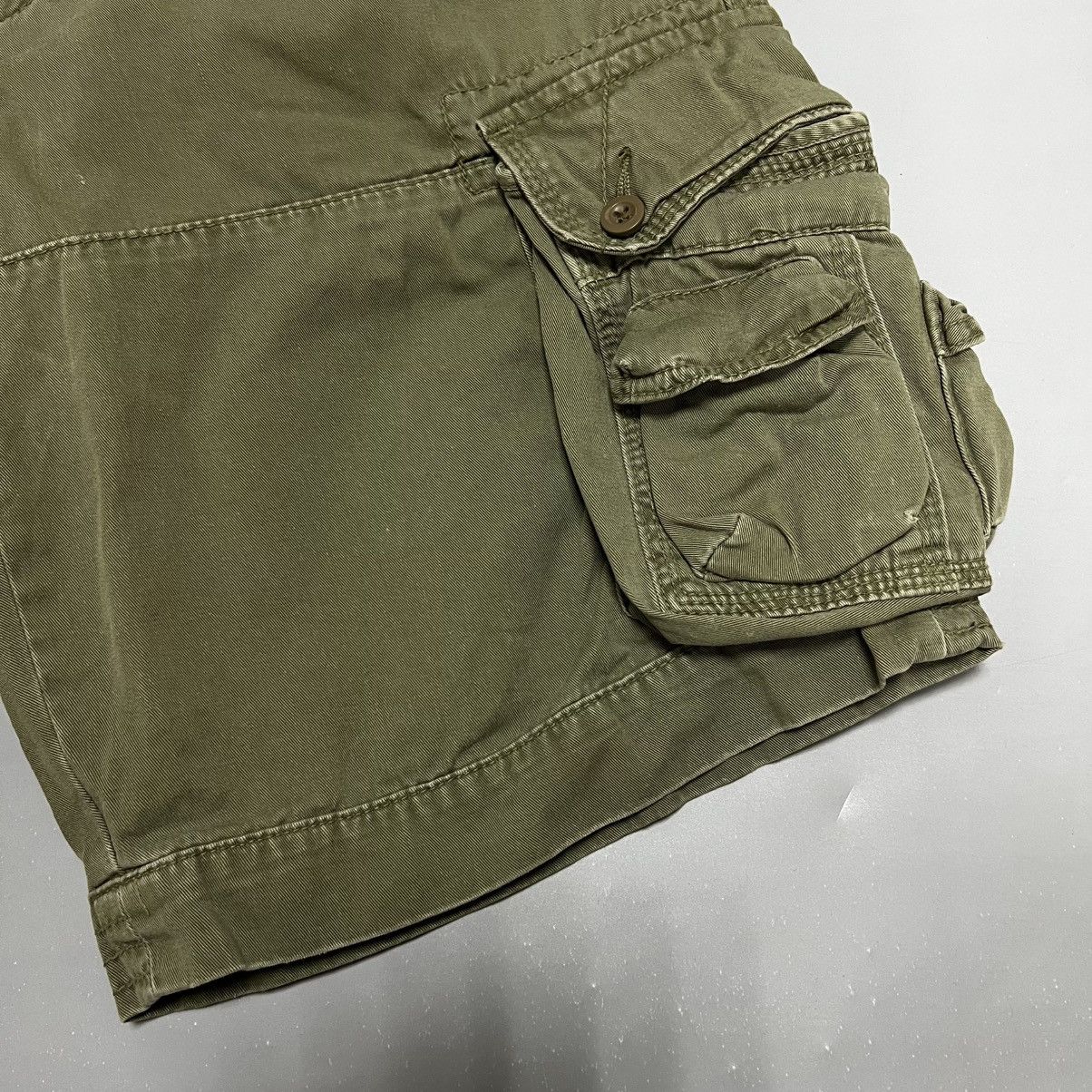 Polo Ralph Lauren × Ralph Lauren × Vintage Polo Ralph Lauren Vintage Cargo Shorts Multi Pocket y2k Size US 32 / EU 48 - 12 Thumbnail
