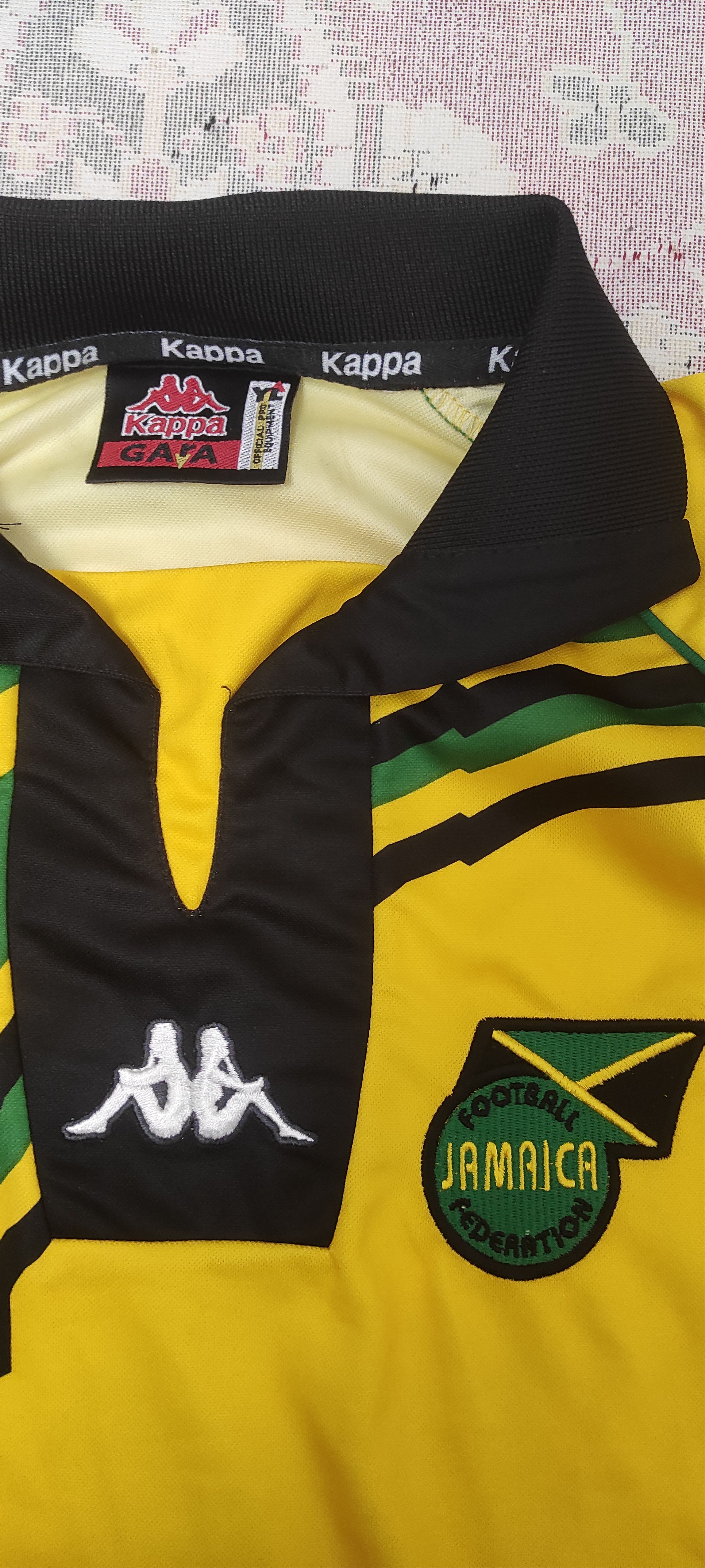 Kappa Jamaica Home football shirt 1998 - 2000 Jersey Rare Size US L / EU 52-54 / 3 - 3 Thumbnail