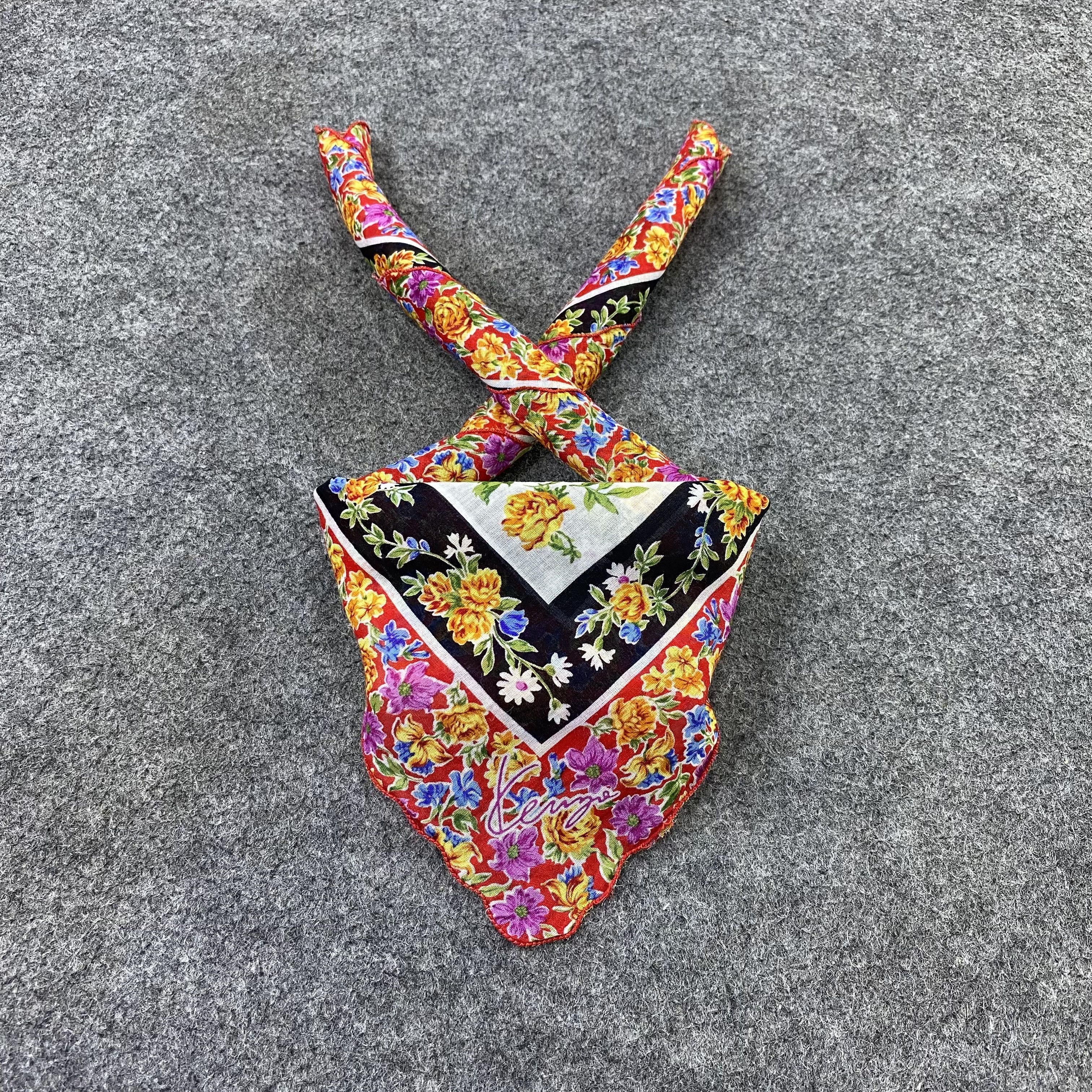 Kenzo Kenzo Handkerchief Neckerchief Bandana-B1854 Size ONE SIZE - 2 Thumbnail