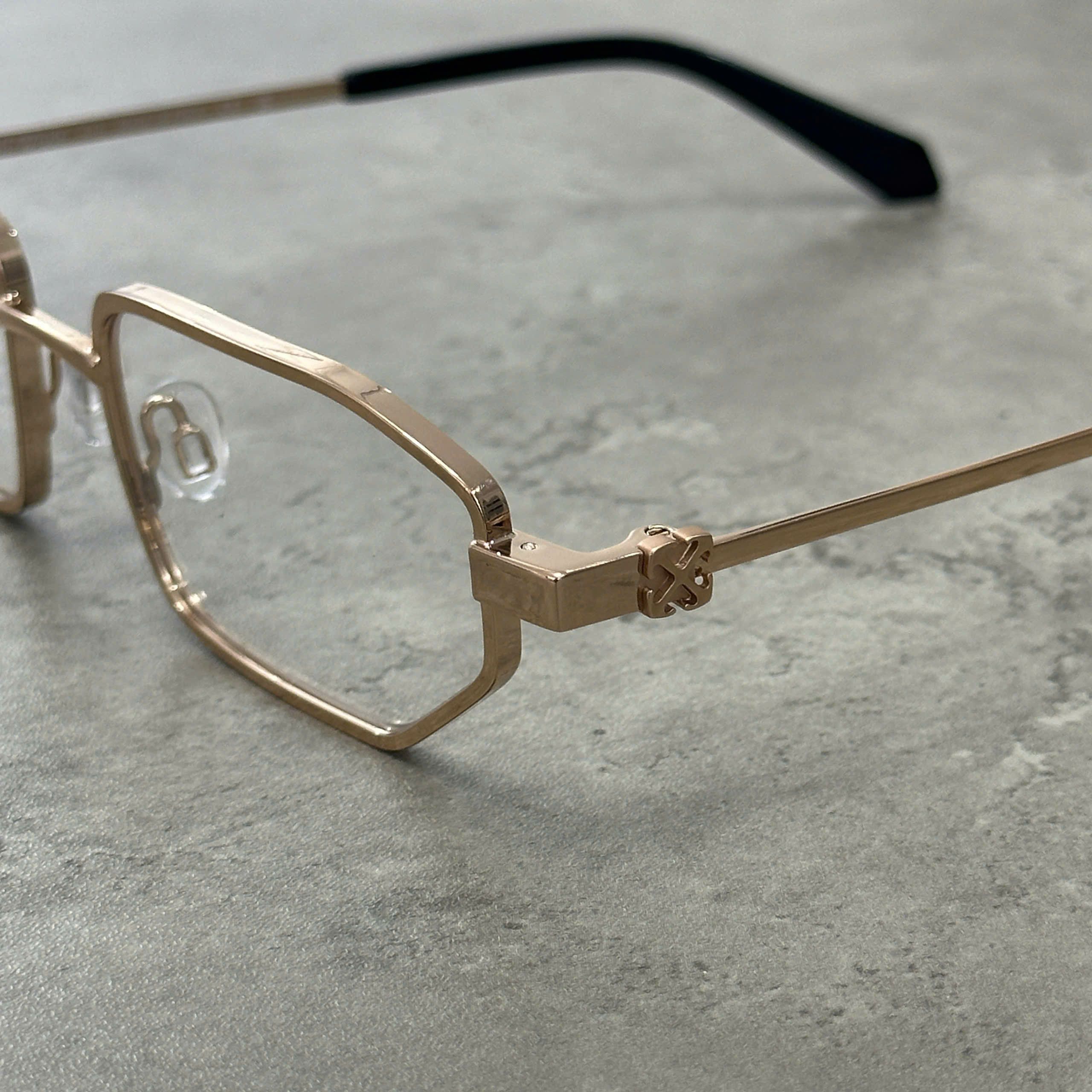 Off-White OFF WHITE Style 89 Sunglasses GOLD Size ONE SIZE - 2 Thumbnail