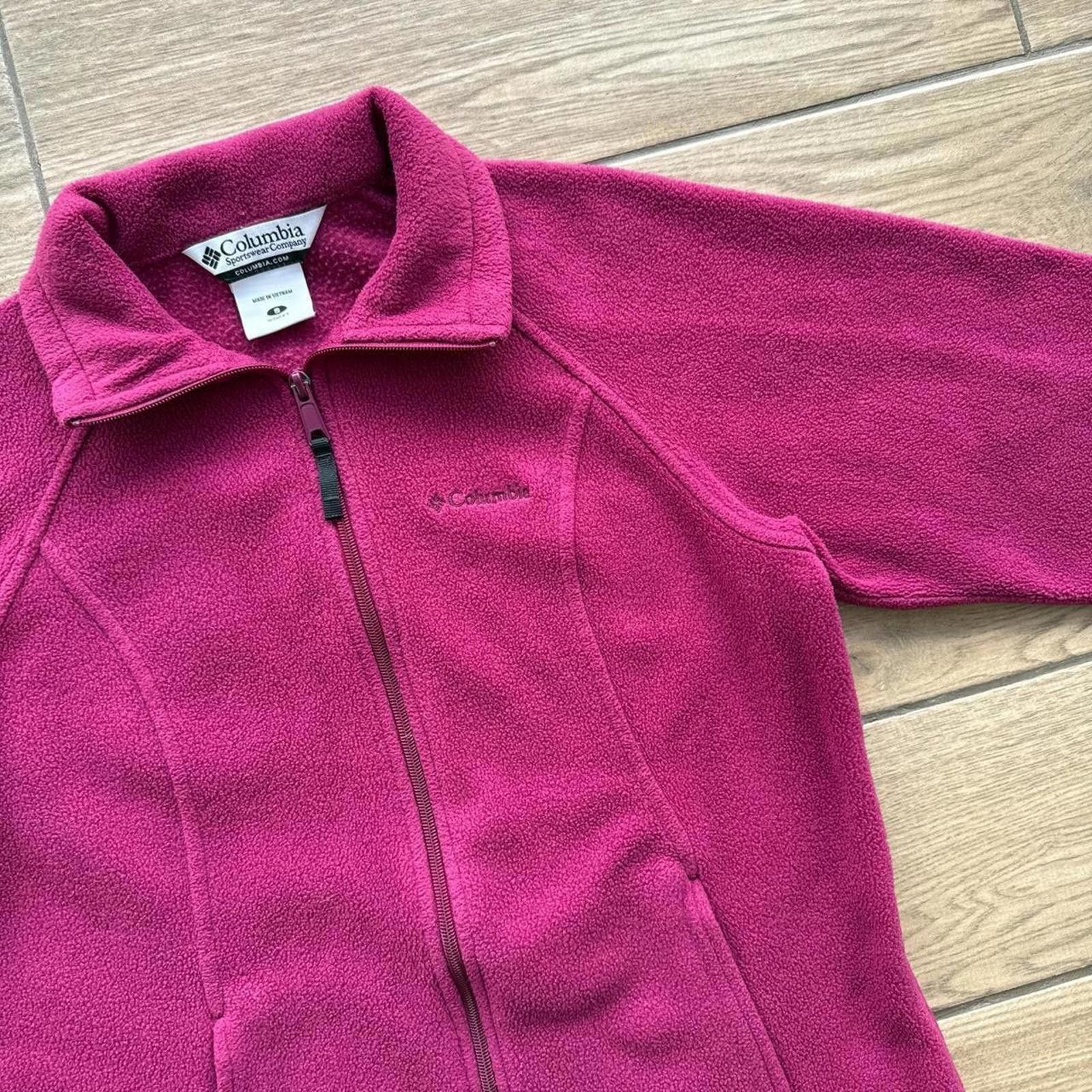 Columbia Y2K Columbia Pink Fleece Jacket Size S / US 4 / IT 40 - 5 Thumbnail