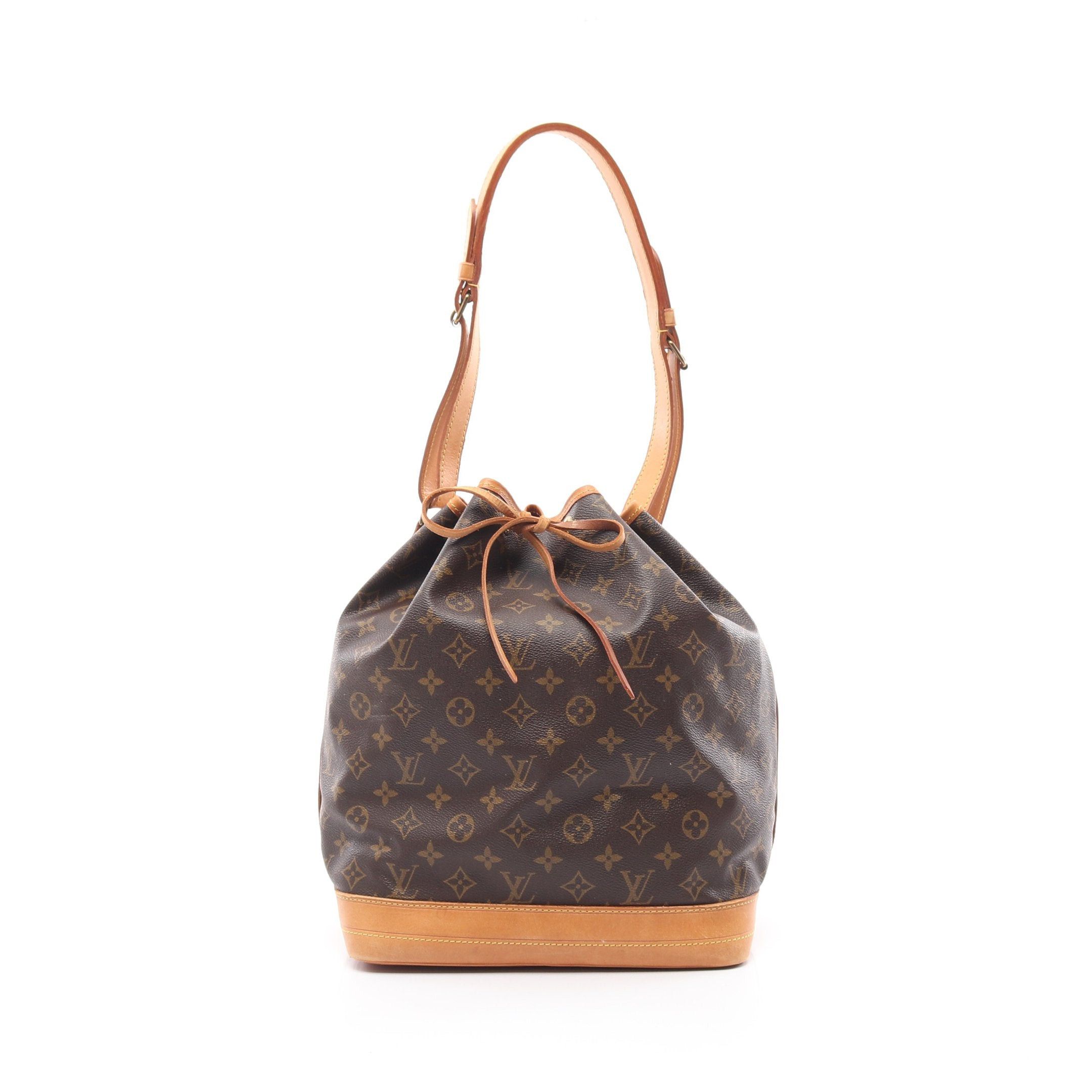 Louis Vuitton Louis Vuitton Noe Monogram Shoulder Bag Leather Brown Size ONE SIZE - 1 Thumbnail