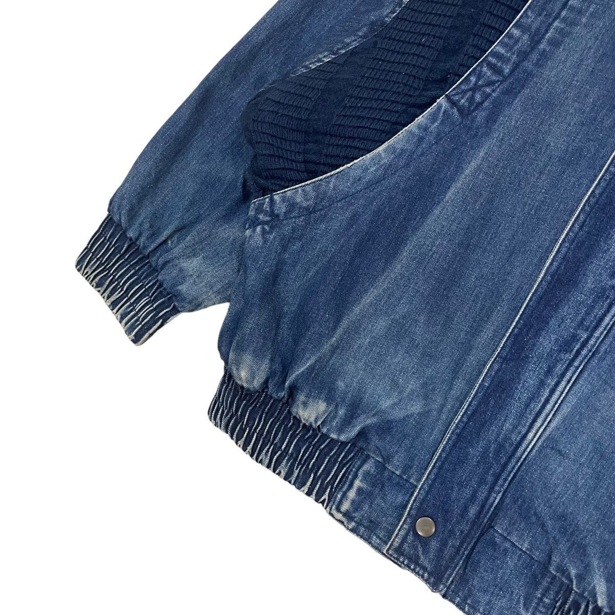 Japanese Brand Vintage HAMA-STA Denim Bomber Style Jacket Size US M / EU 48-50 / 2 - 5 Thumbnail