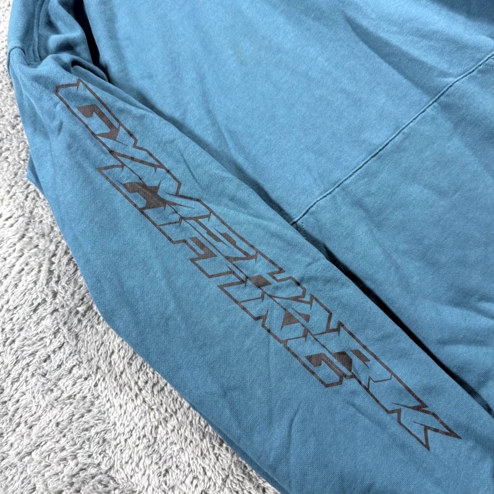 Gymshark Gymshark Hoodie Teal Blue Oversized XS Self Improvement Lifting Graphic Size US XS / EU 42 / 0 - 2 Thumbnail