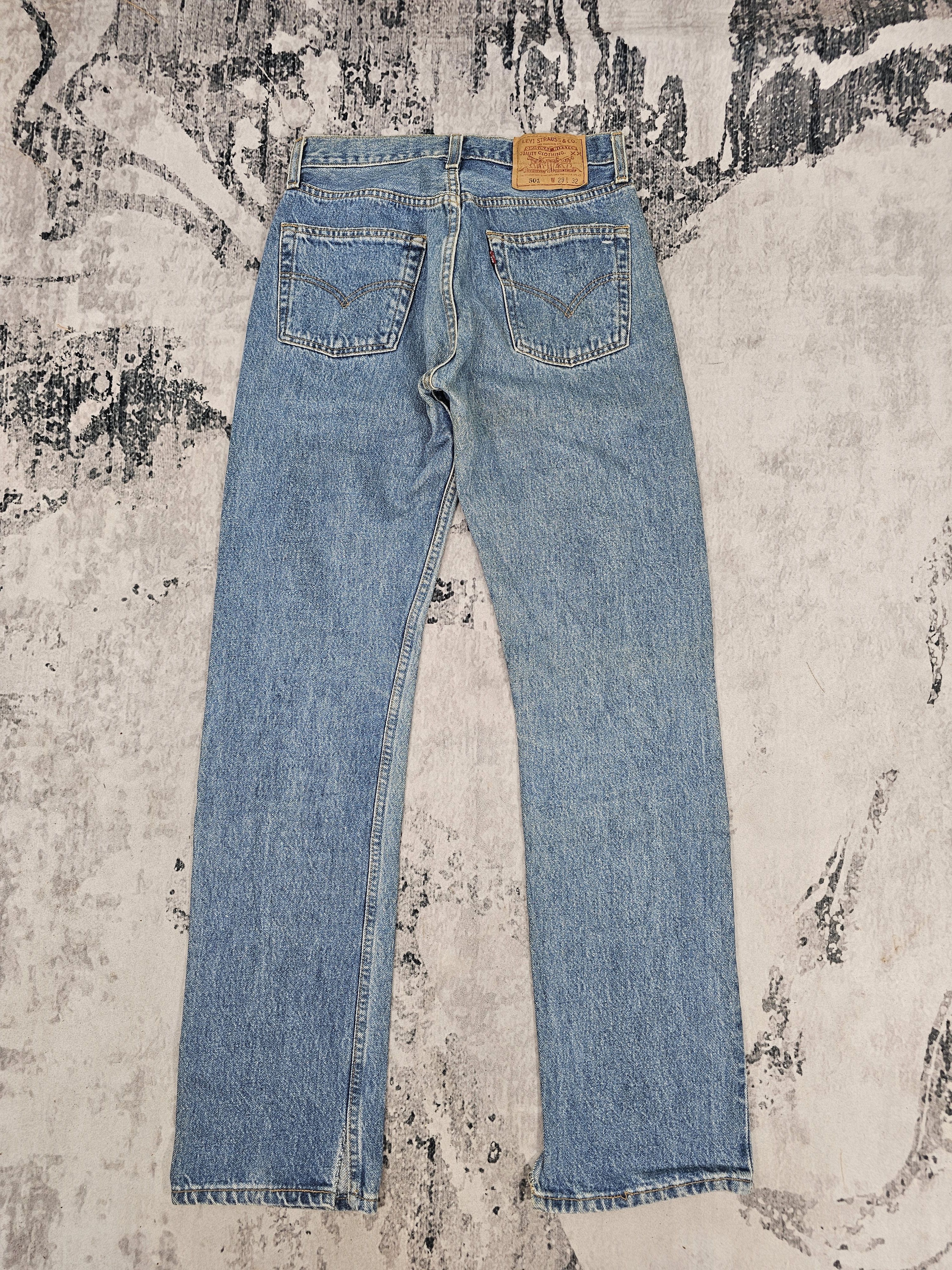 Levi's Vintage LEVIS 501 Ripped Blue Jeans L0449 Size 27X31.5 Size US 27 - 3 Thumbnail