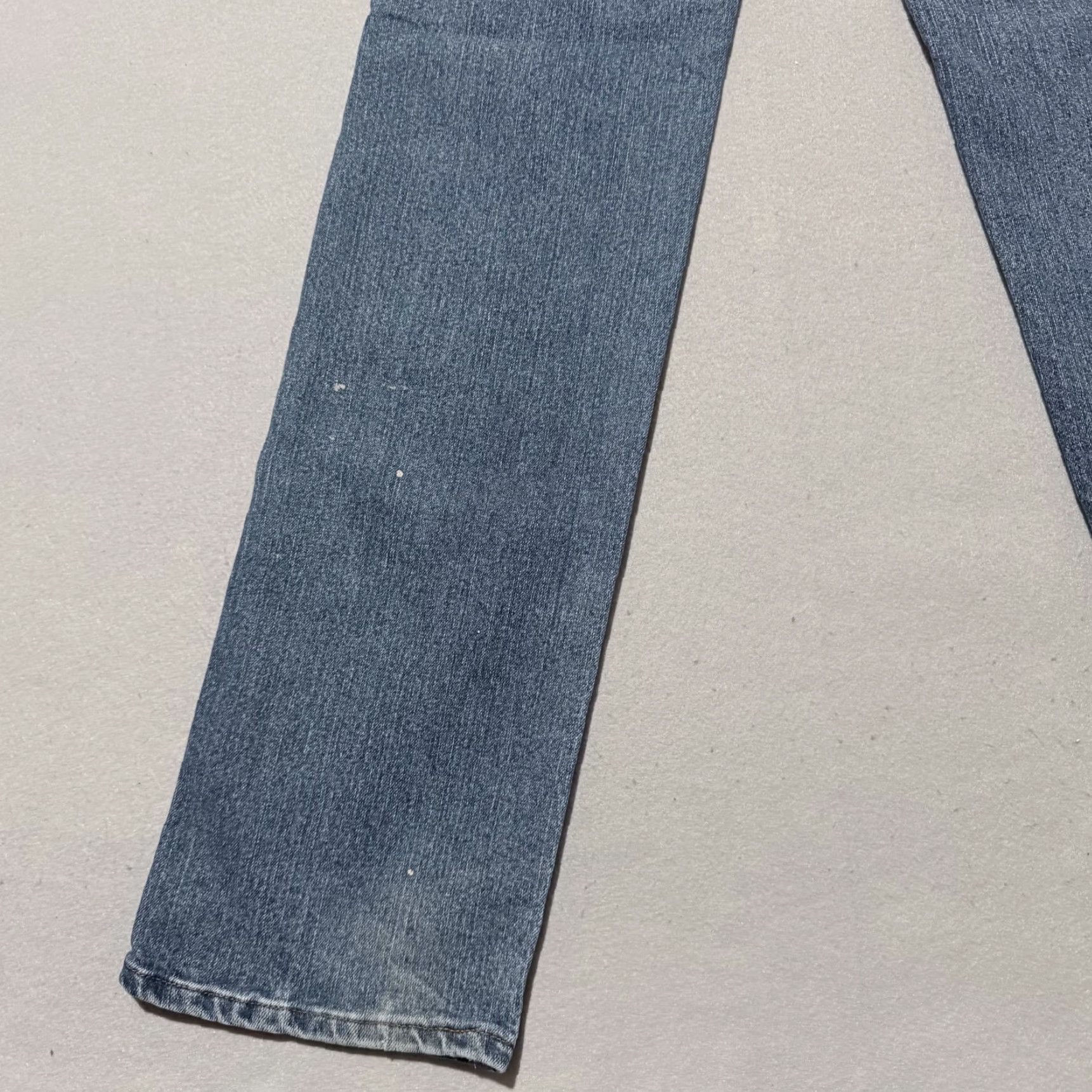 Wrangler Wrangler Cowboy Cut Jeans Men Blue Denim Paint Splatter Slim Fit Zip Fly - 30X34 Size US 30 / EU 46 - 7 Thumbnail