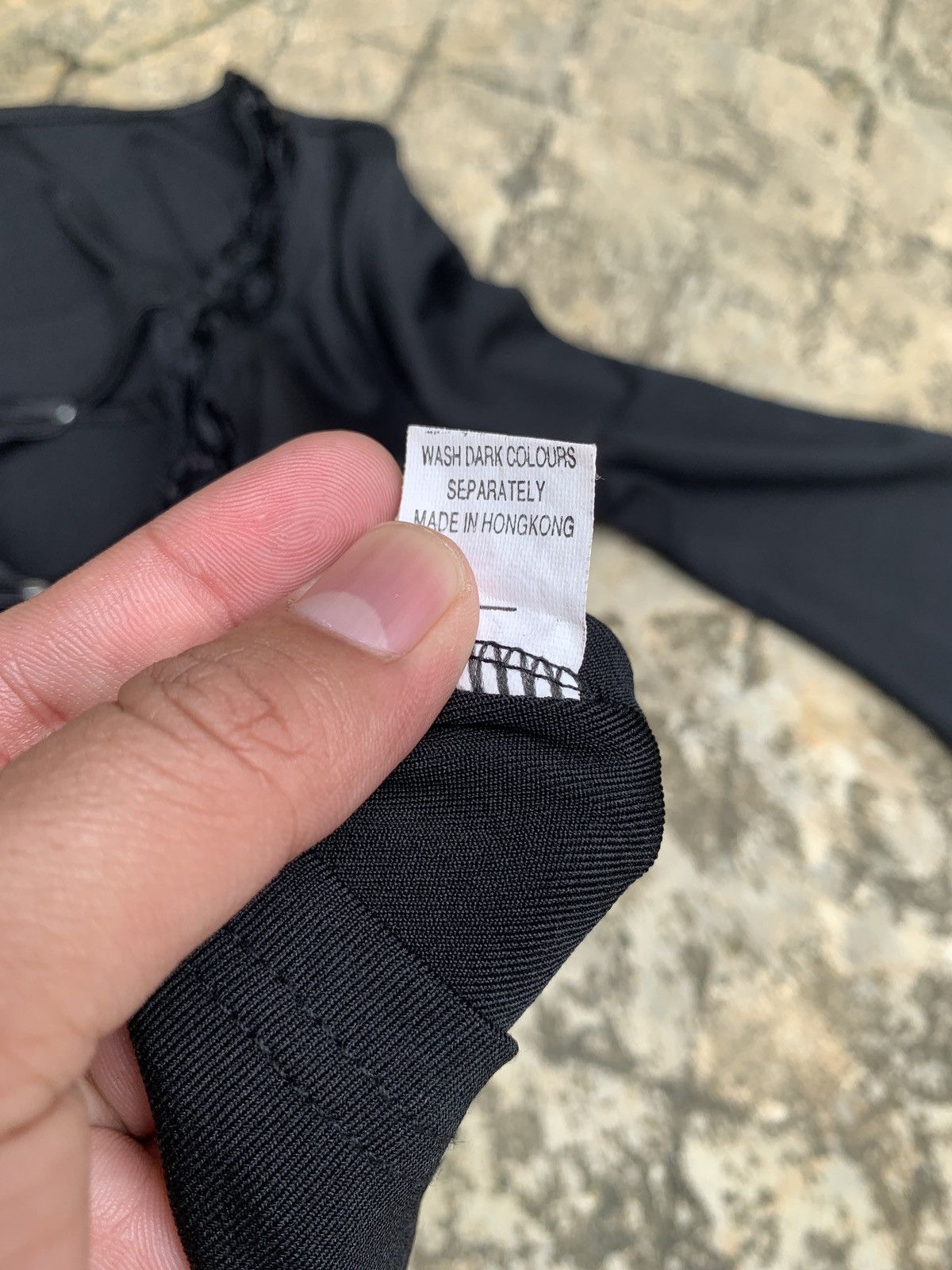 If Six Was Nine × Japanese Brand y2k Black Bondage Lace Mesh Top Size M / US 6-8 / IT 42-44 - 7 Thumbnail