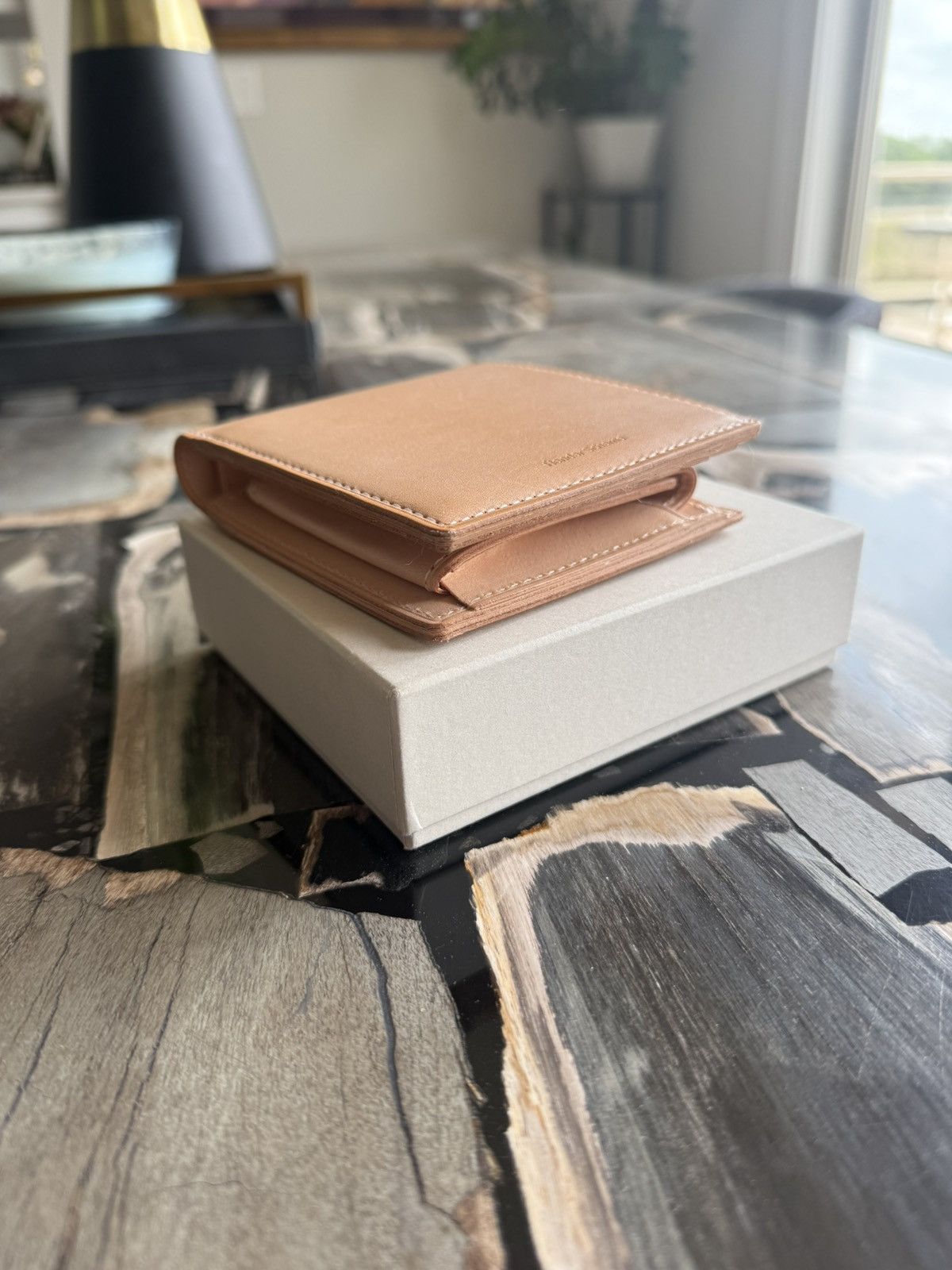 Hender Scheme Hender Scheme Half Folded Wallet Natural Size ONE SIZE - 4 Thumbnail