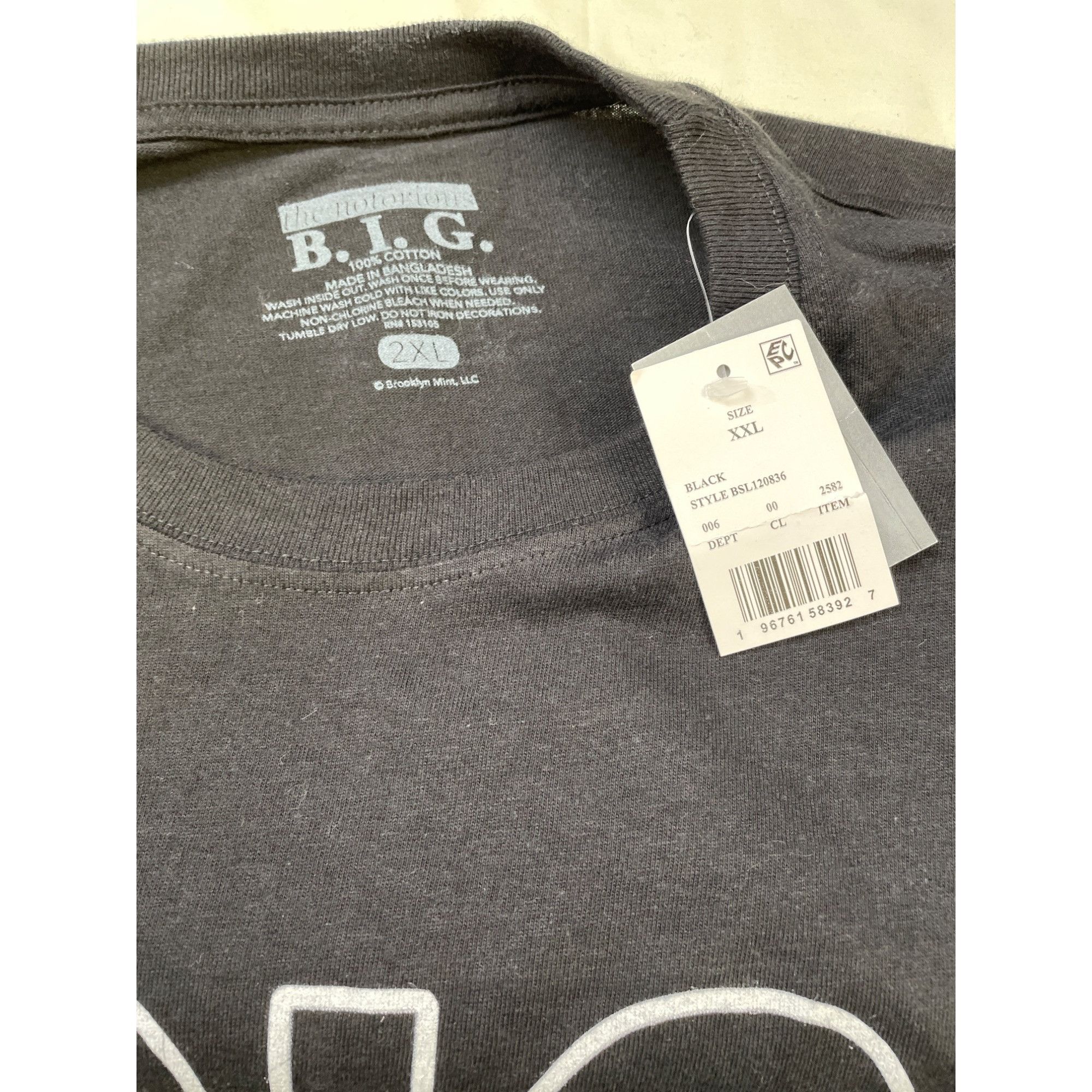 Other The Notorious B.I.G. Men's black Short Sleeve T-Shirt Size 2 Size US XXL / EU 58 / 5 - 5 Thumbnail