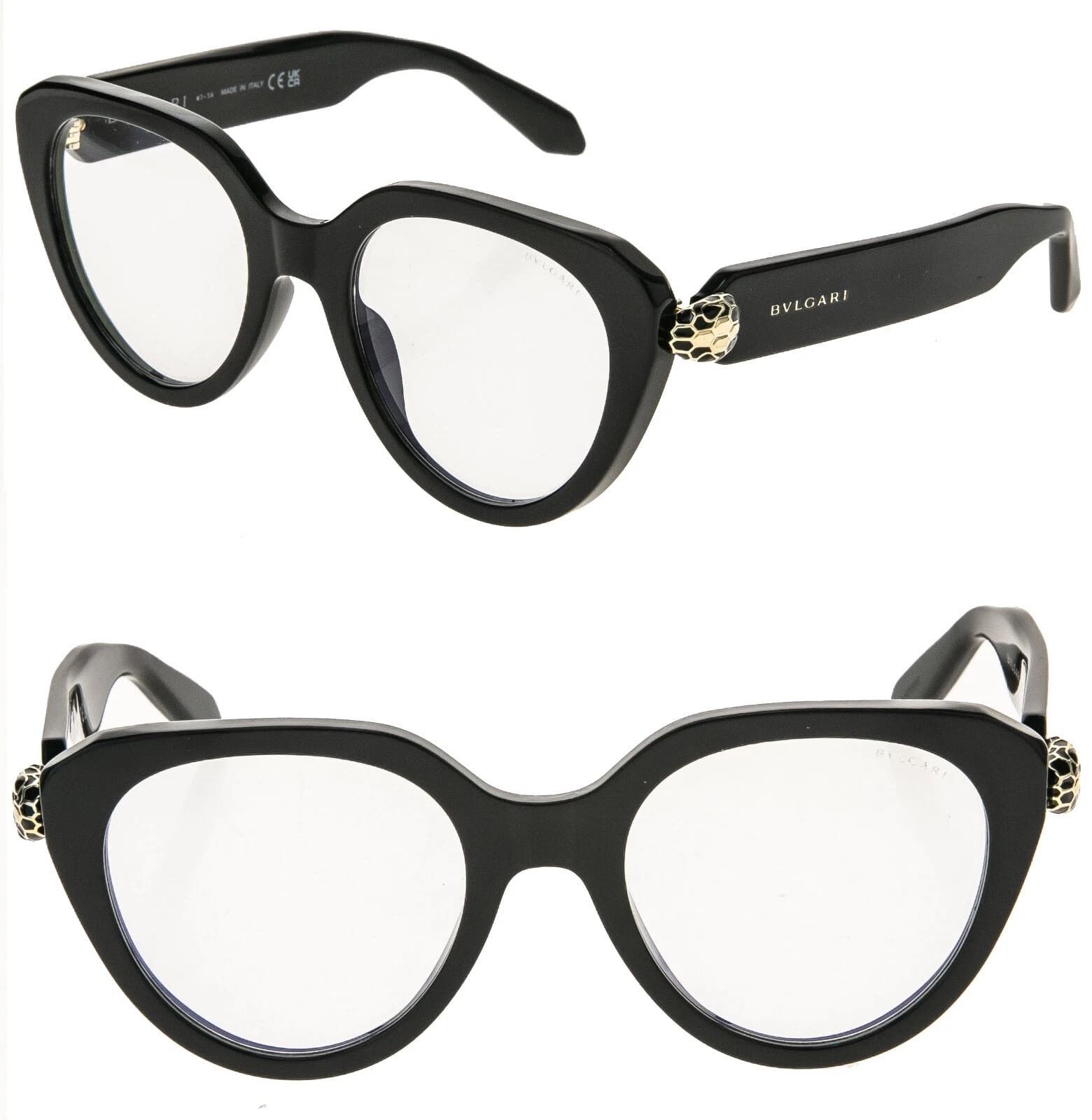BVLGARI 50003 Serpenti BV50003I Black Optical Eyeglass Style