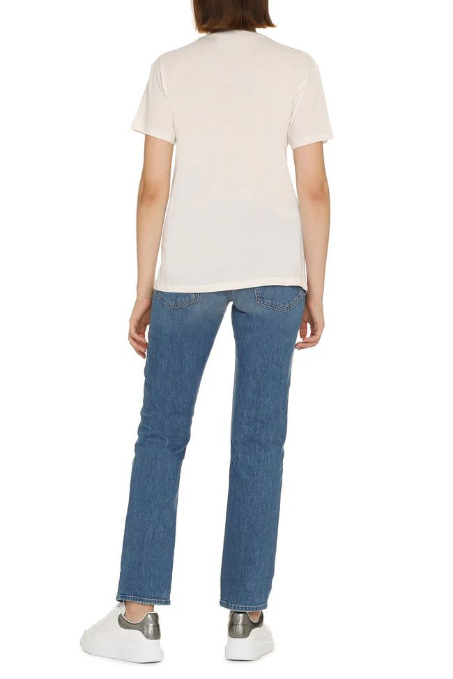 Fendi o1B3y1r0326 T-Shirt in White Size M / US 6-8 / IT 42-44 - 4 Thumbnail