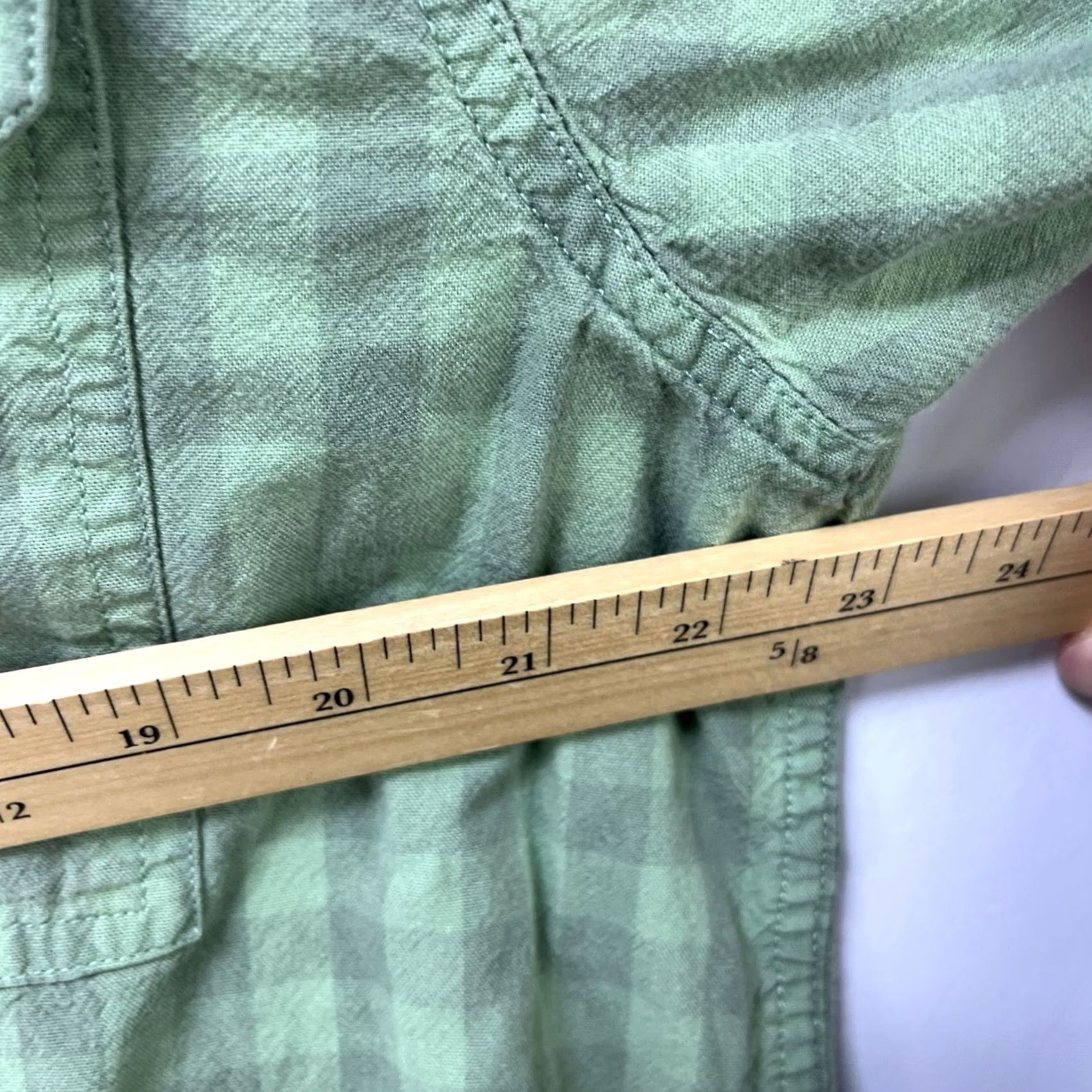 Carhartt Carhartt Short Sleeve Button Up Shirt Large - Vibrant Green Plaid Size US L / EU 52-54 / 3 - 7 Thumbnail