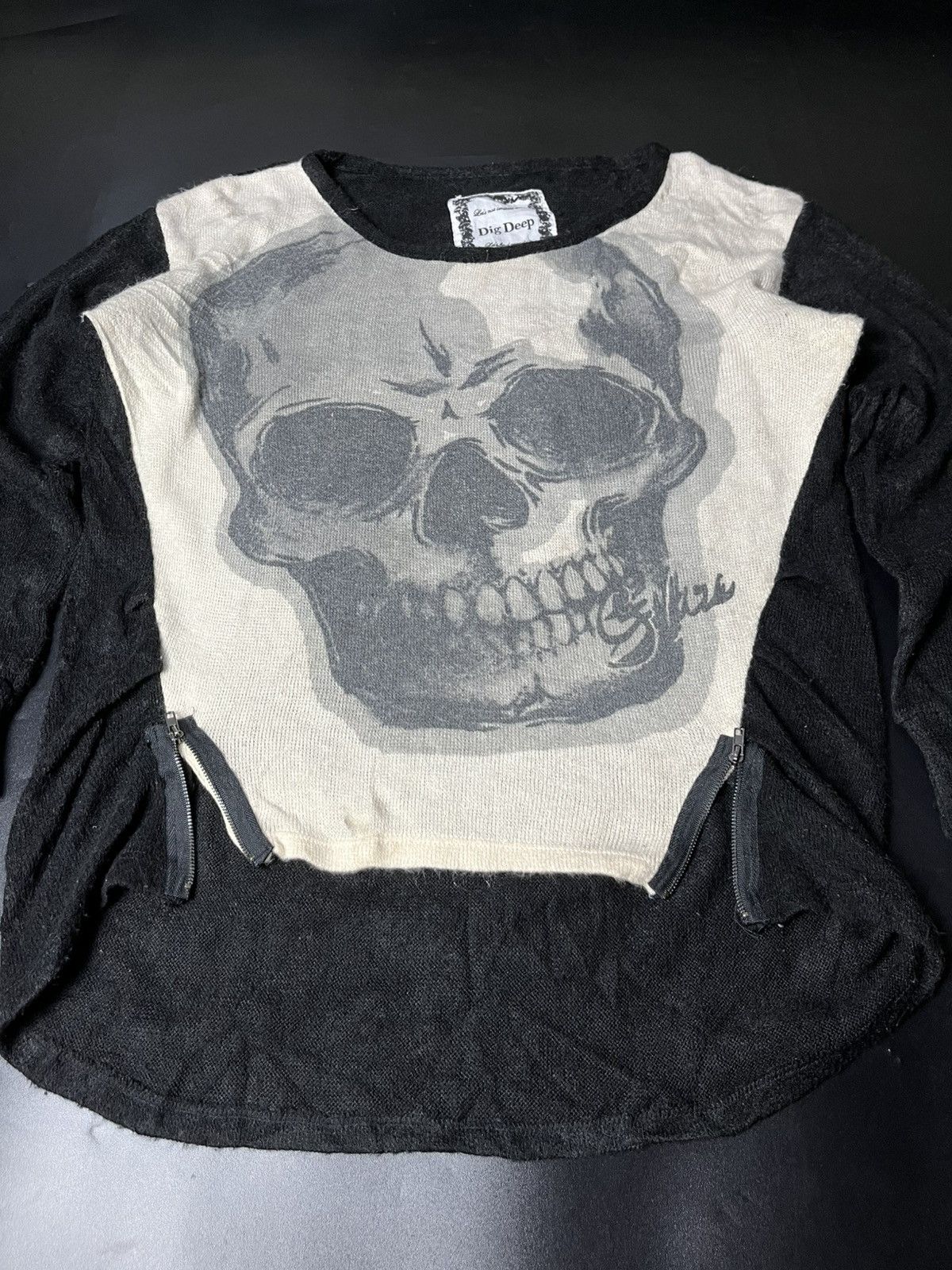Hysteric Glamour × If Six Was Nine × Japanese Brand Japanese Big Deep Skulls poem Size US M / EU 48-50 / 2 - 2 Thumbnail