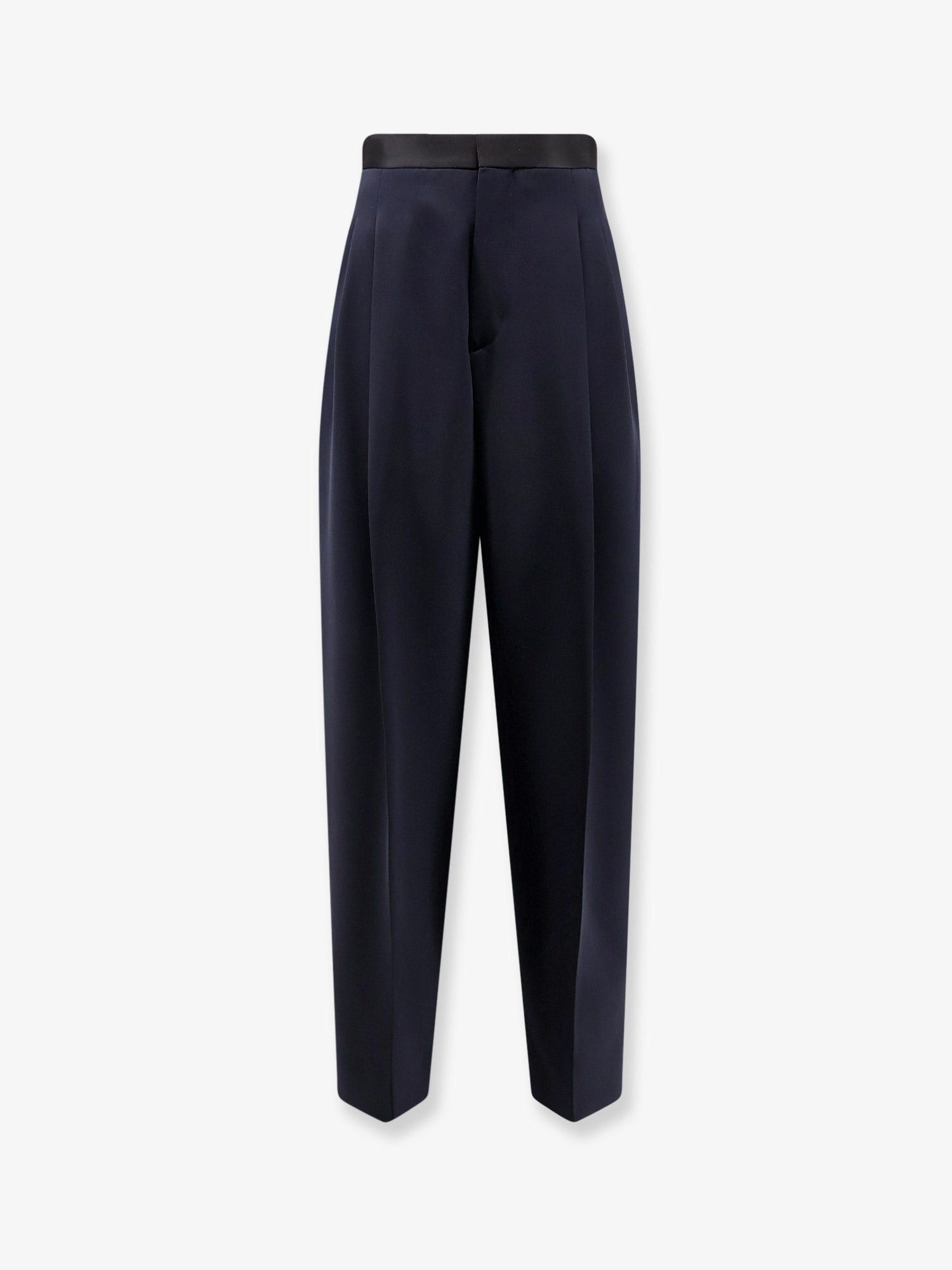 Bottega Veneta Wool Trousers With Satin Waistband Size 27" / US 4 / IT 40 - 1 Thumbnail