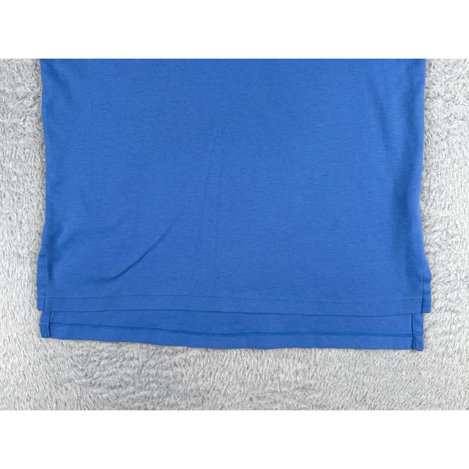 Ralph Lauren RALPH LAUREN Polo Shirt Men Medium Blue Cotton Jersey Slim Fit 70s Casual Size US M / EU 48-50 / 2 - 5 Thumbnail