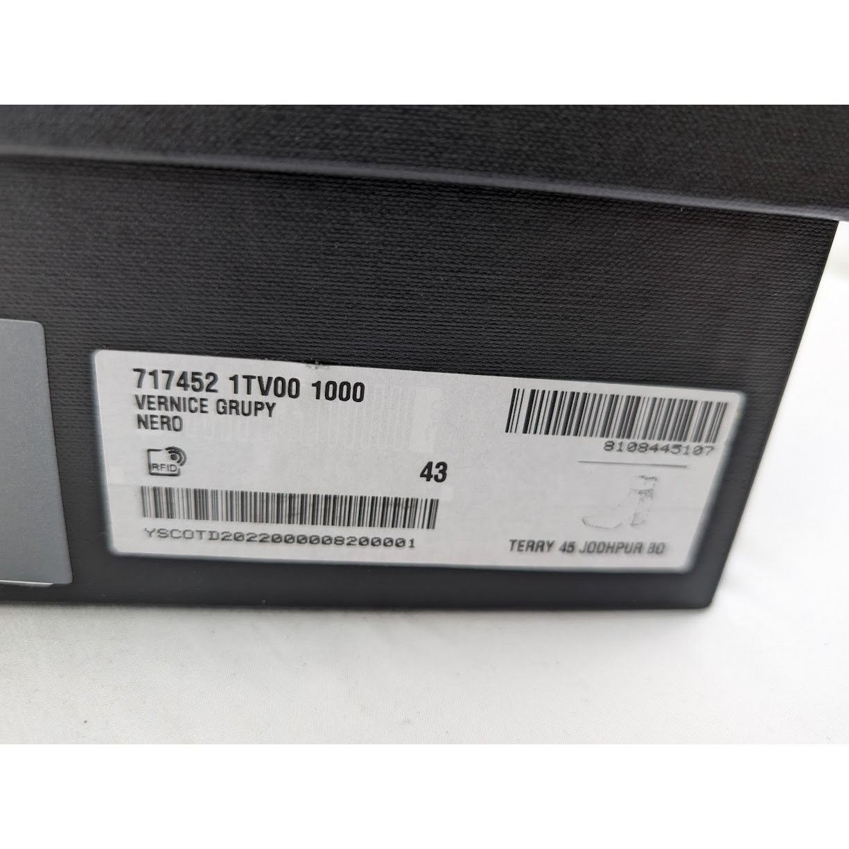 Saint Laurent Paris o1rshd1 Q:2 / Terry 45 Jodhpur Boots in Nero Size US 10 / EU 43 - 21 Thumbnail