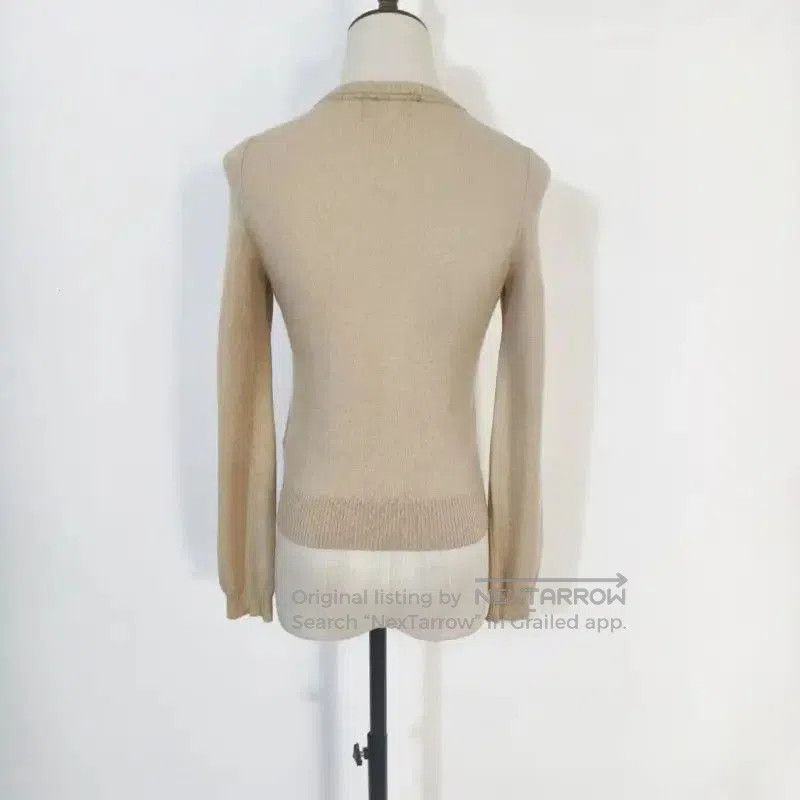 Burberry Burberry Women's Khaki Wool Cardigan. Size M / US 6-8 / IT 42-44 - 5 Thumbnail
