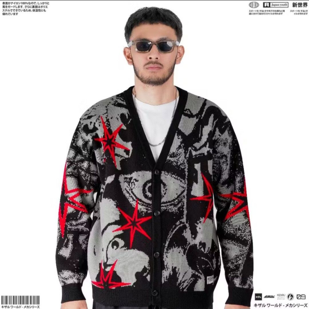 Japanese Brand Dystopia harajuku Japanese style knitwear sweater Size US S / EU 44-46 / 1 - 1 Thumbnail