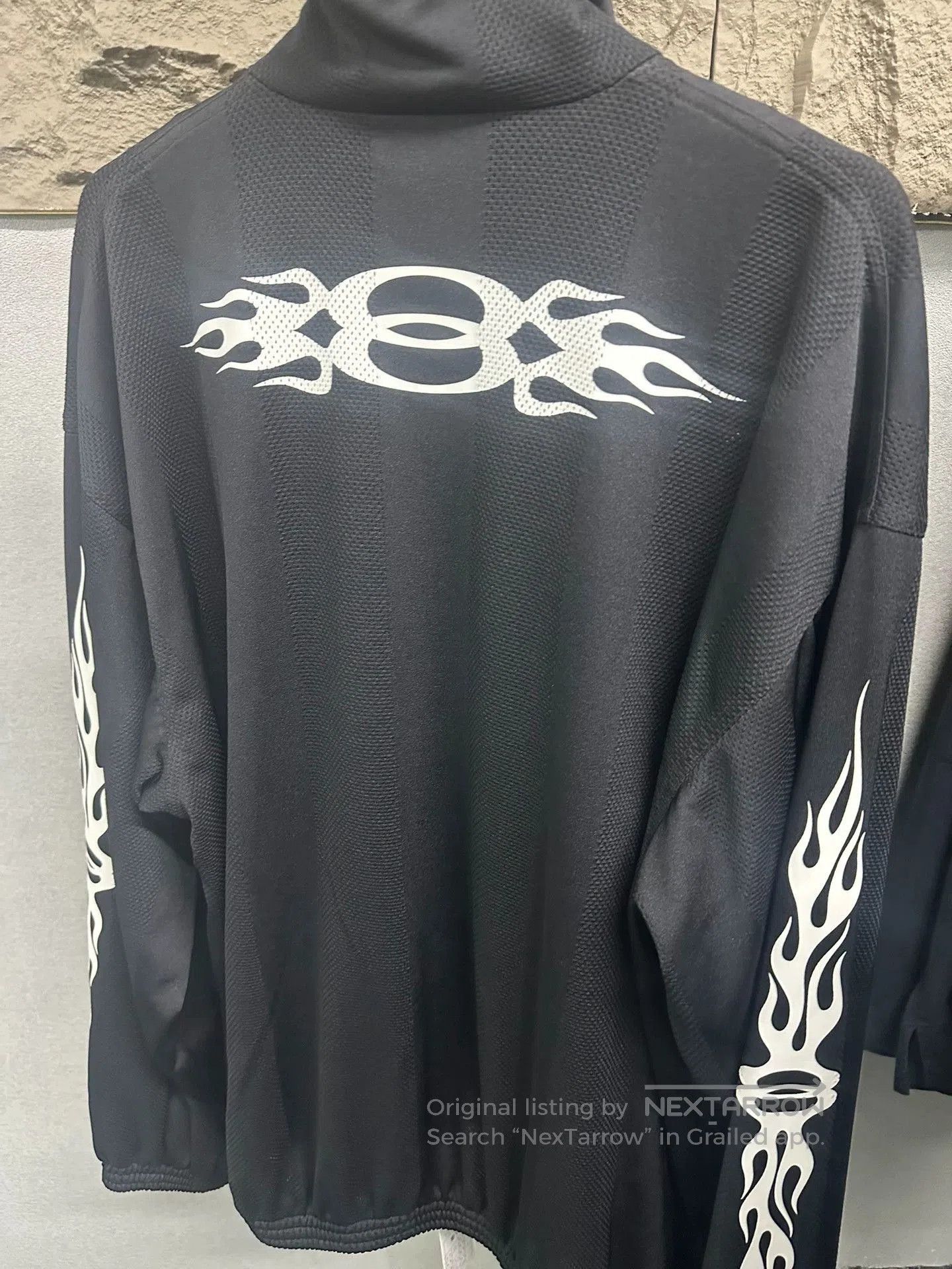 Balenciaga Balenciaga Flame Mesh Jacket. Size US M / EU 48-50 / 2 - 3 Thumbnail